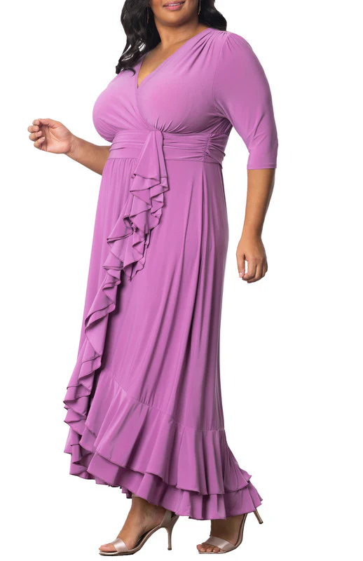 Veronica Ruffled Evening Gown - Plus - Image 8