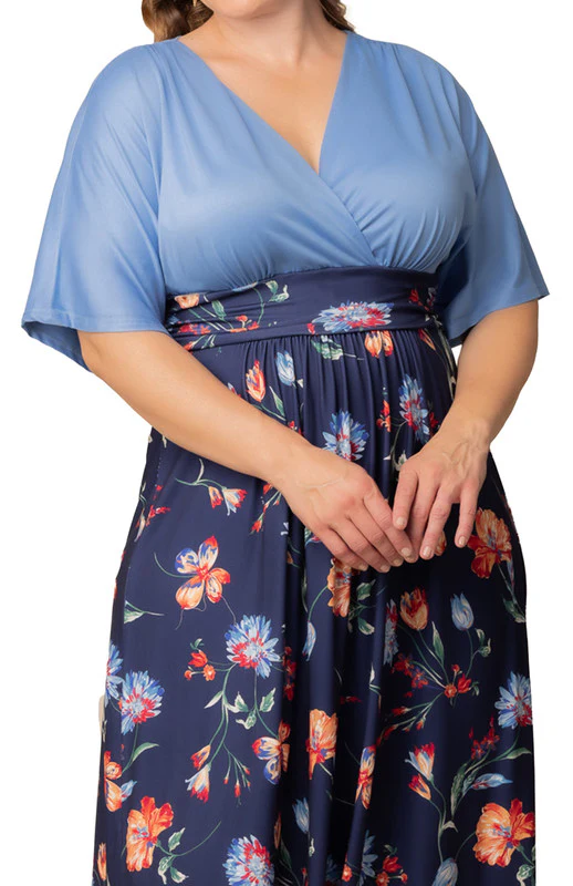 Havana Color Block Maxi Dress - Plus - Image 3