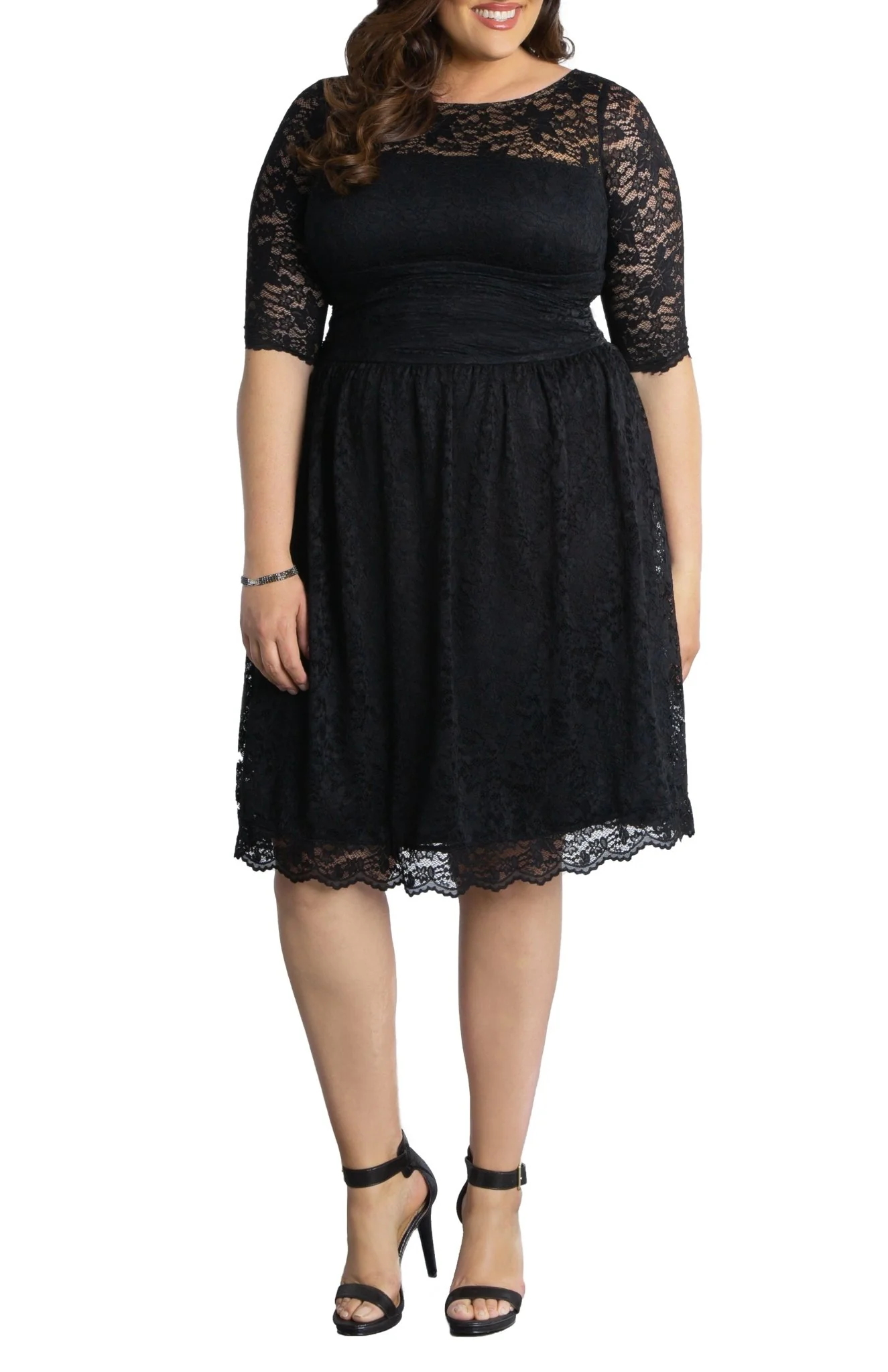 Luna Lace Dress - Plus - Image 6
