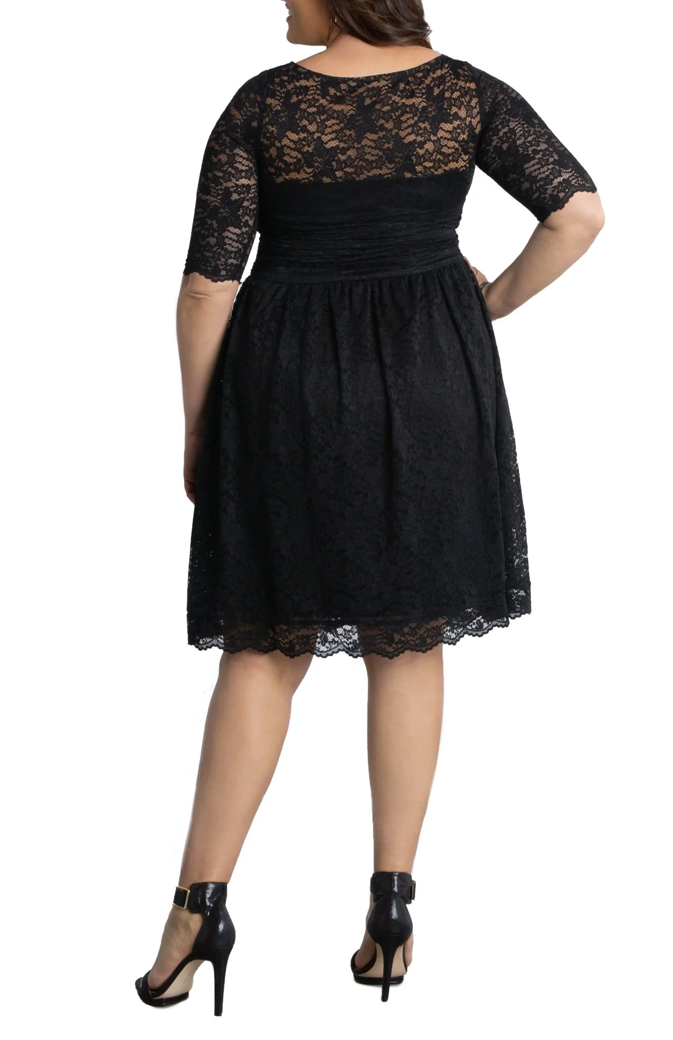 Luna Lace Dress - Plus - Image 7