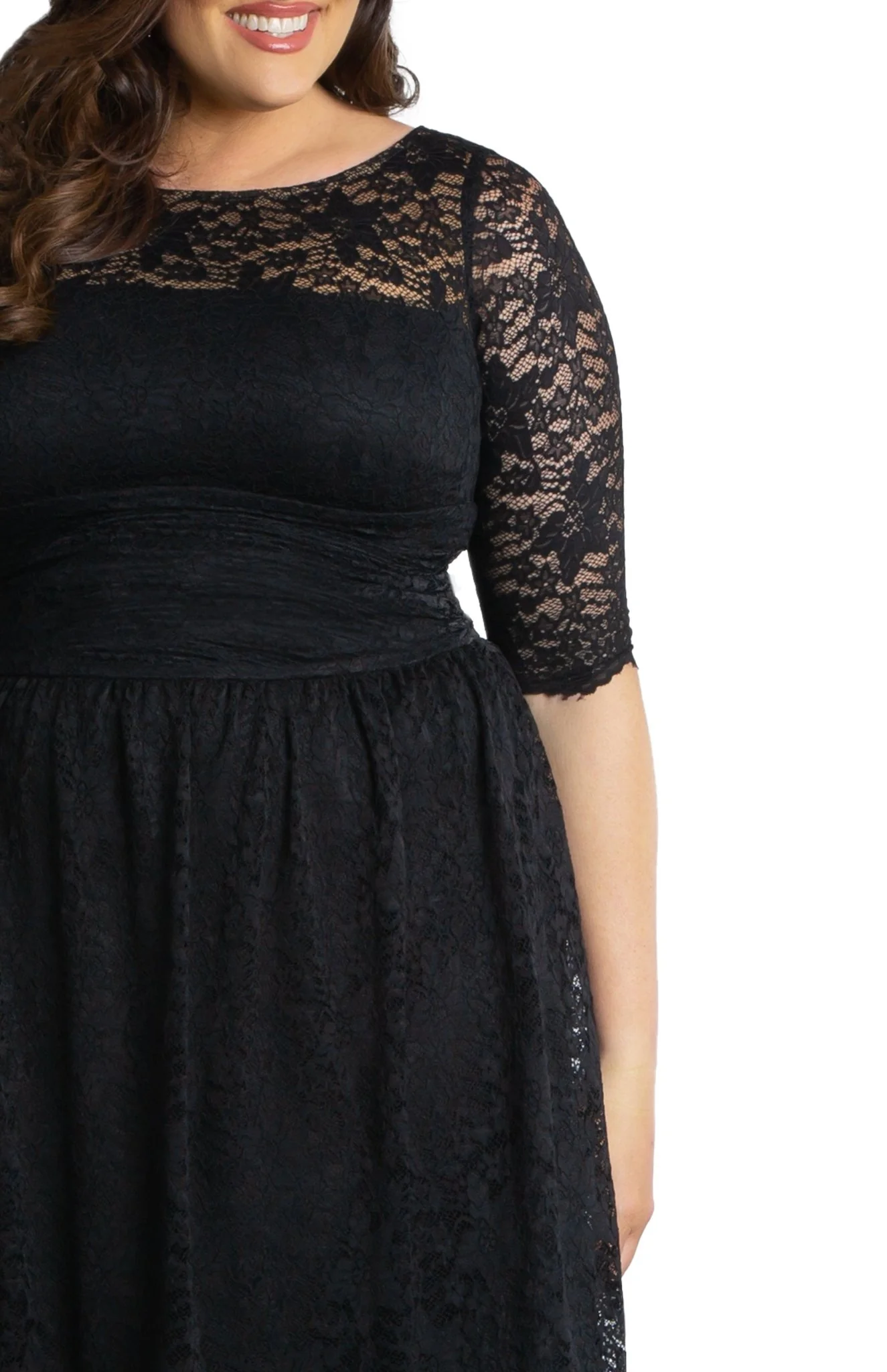 Luna Lace Dress - Plus - Image 8