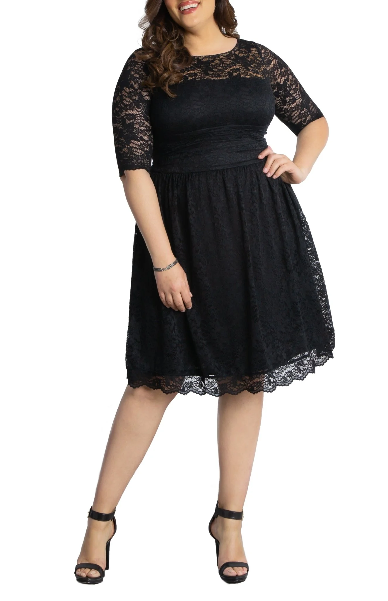 Luna Lace Dress - Plus - Image 9