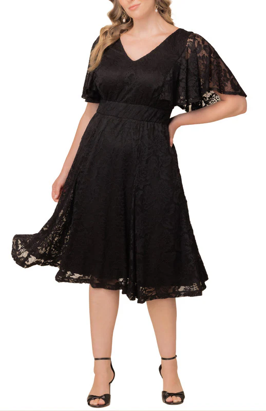 Camille Lace Cocktail Dress - Plus - Image 12