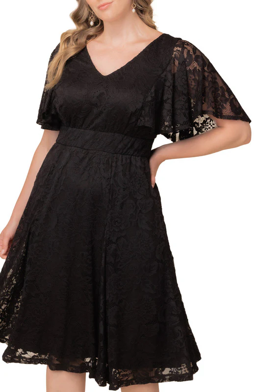 Camille Lace Cocktail Dress - Plus - Image 14