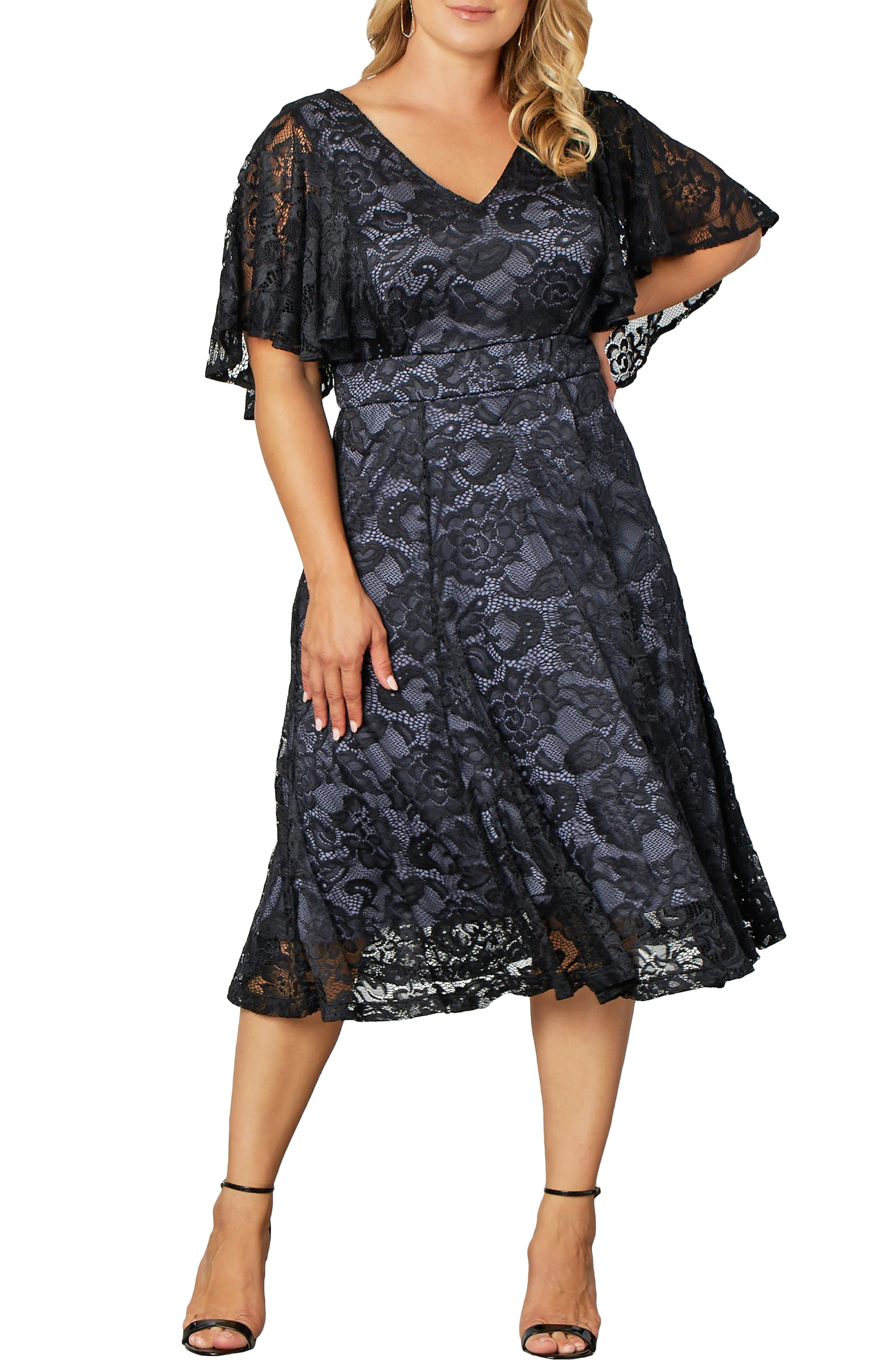 Camille Lace Cocktail Dress - Plus - Image 20