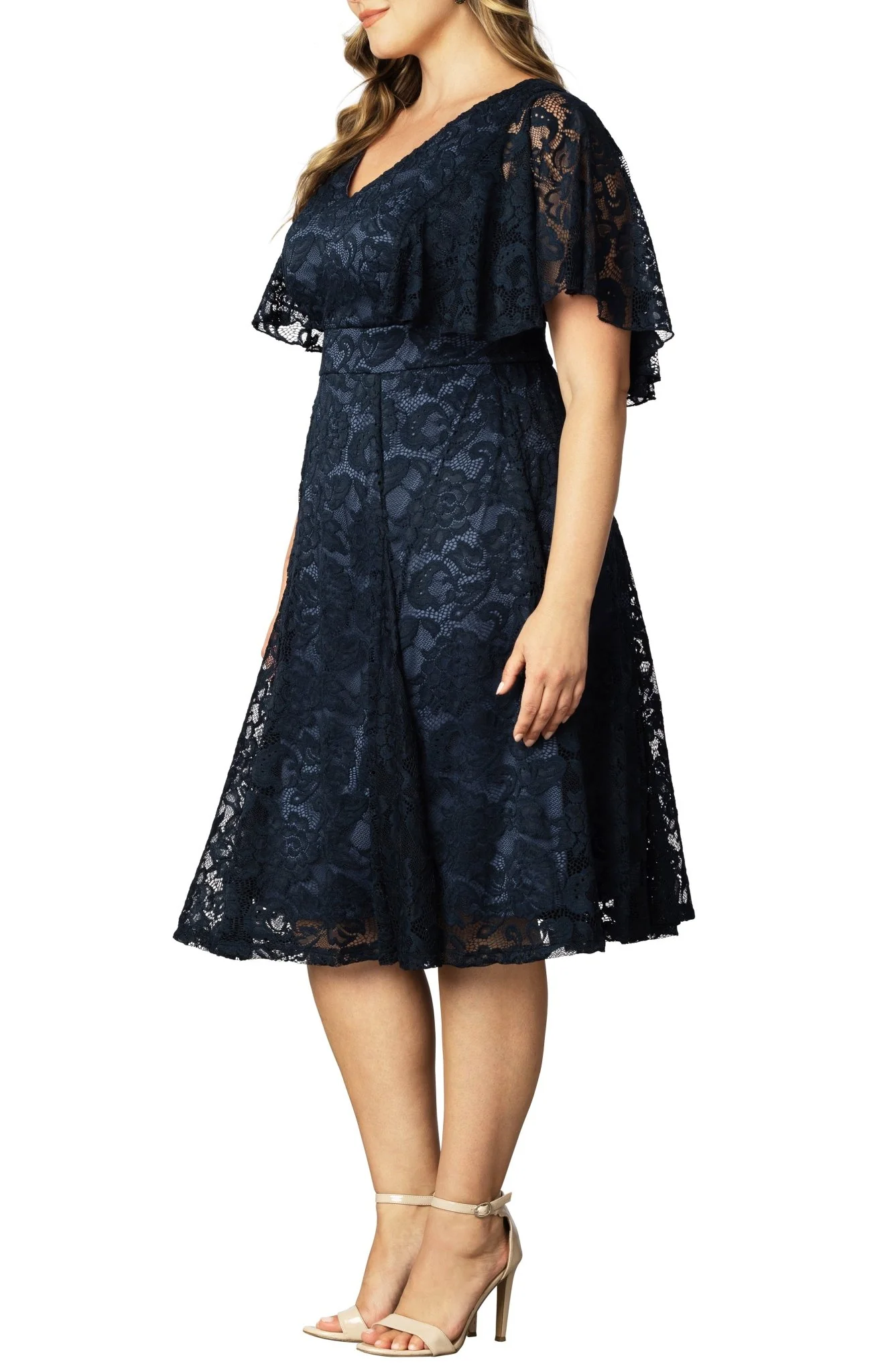 Camille Lace Cocktail Dress - Plus - Image 7
