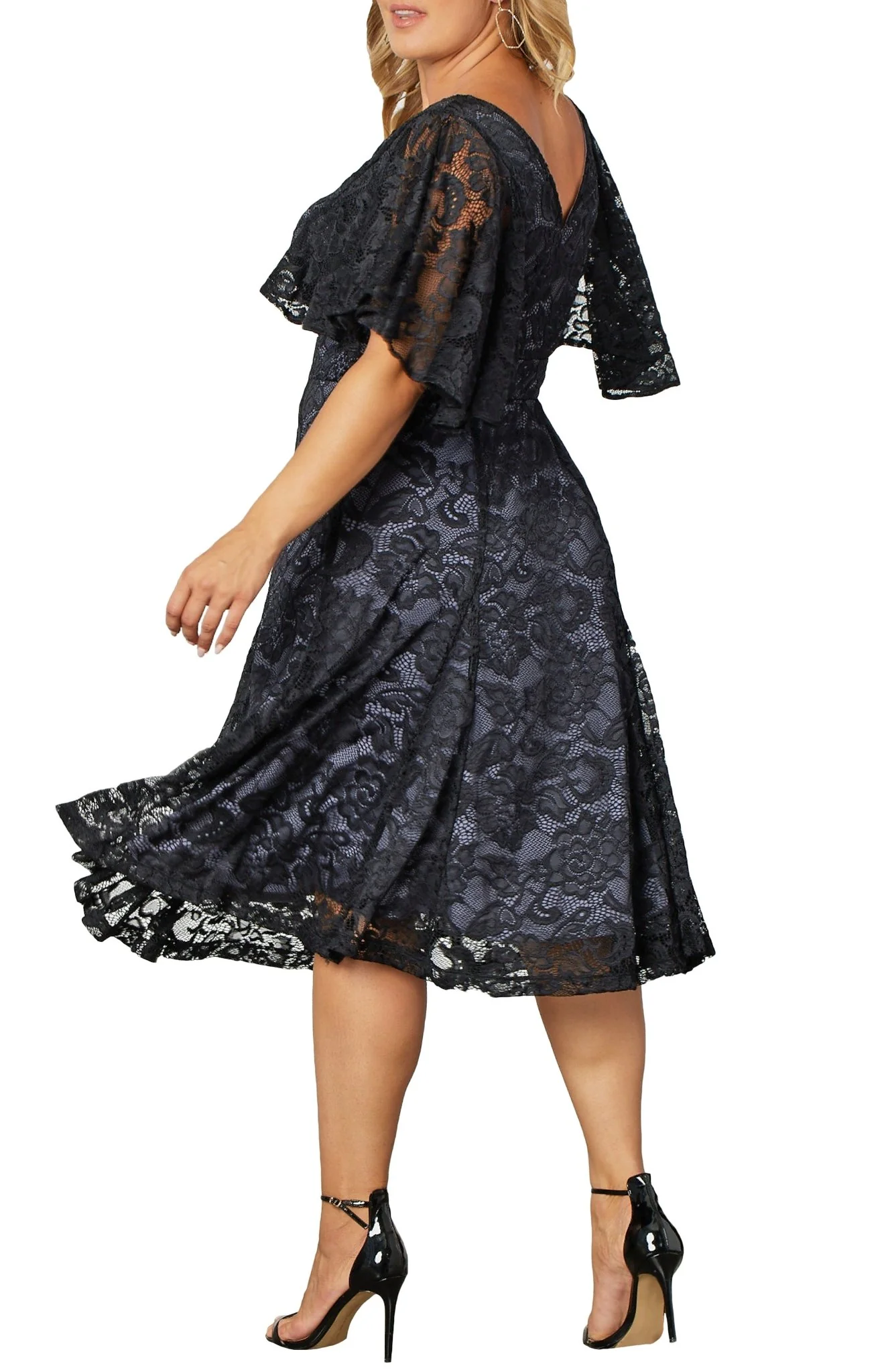 Camille Lace Cocktail Dress - Plus - Image 8