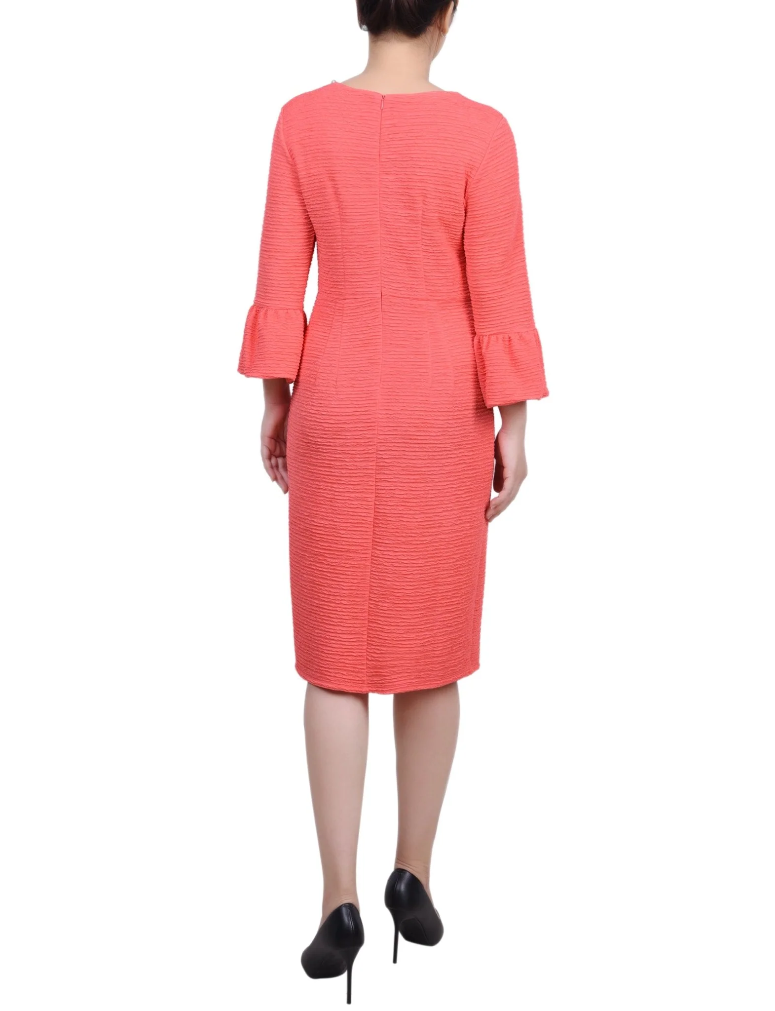 3/4 Length Pearl Detail Dress - Petite - Image 12