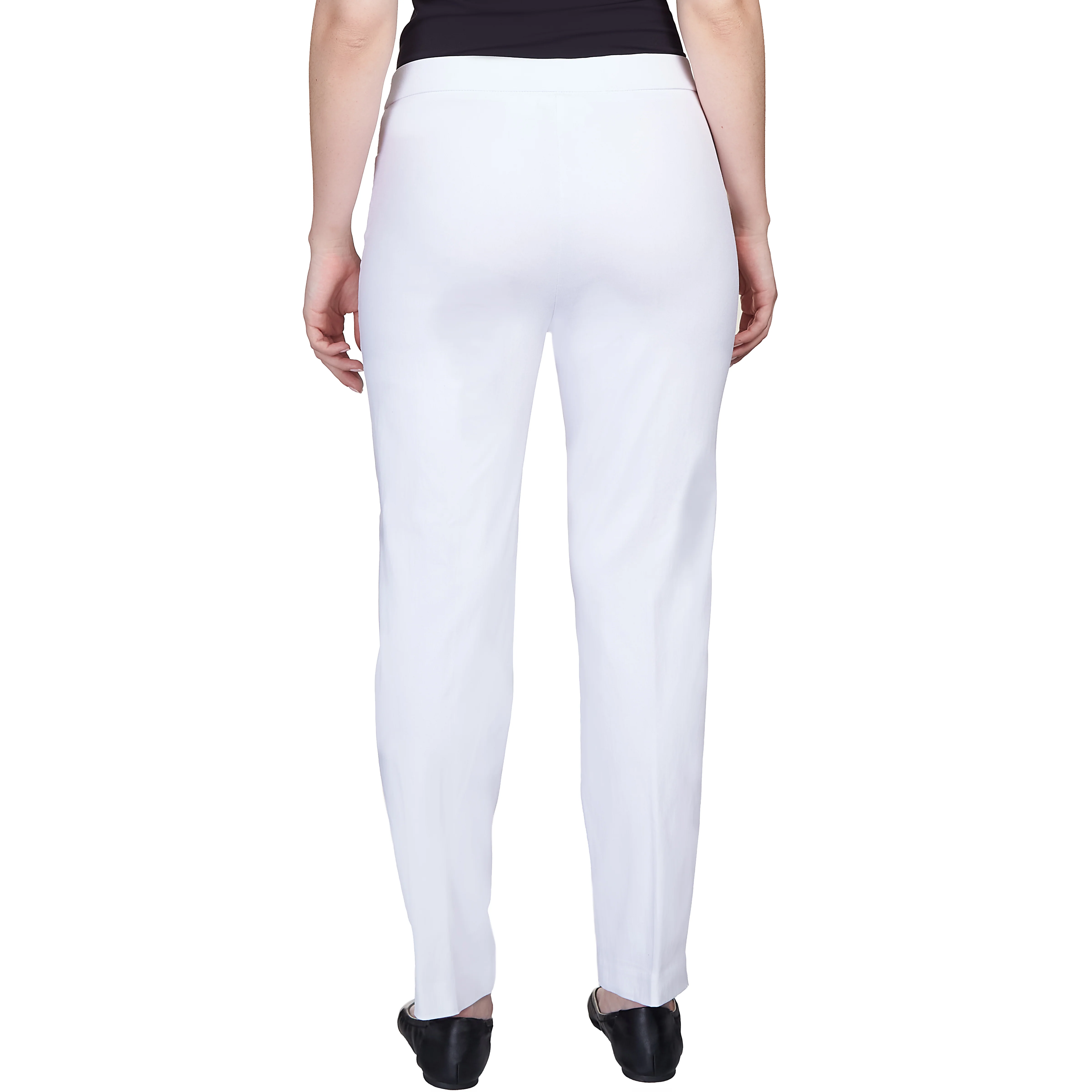 Alfred Dunner Classic Allure Fit Proportioned Pant with Elastic Comfort Waistband Average Length - Image 26