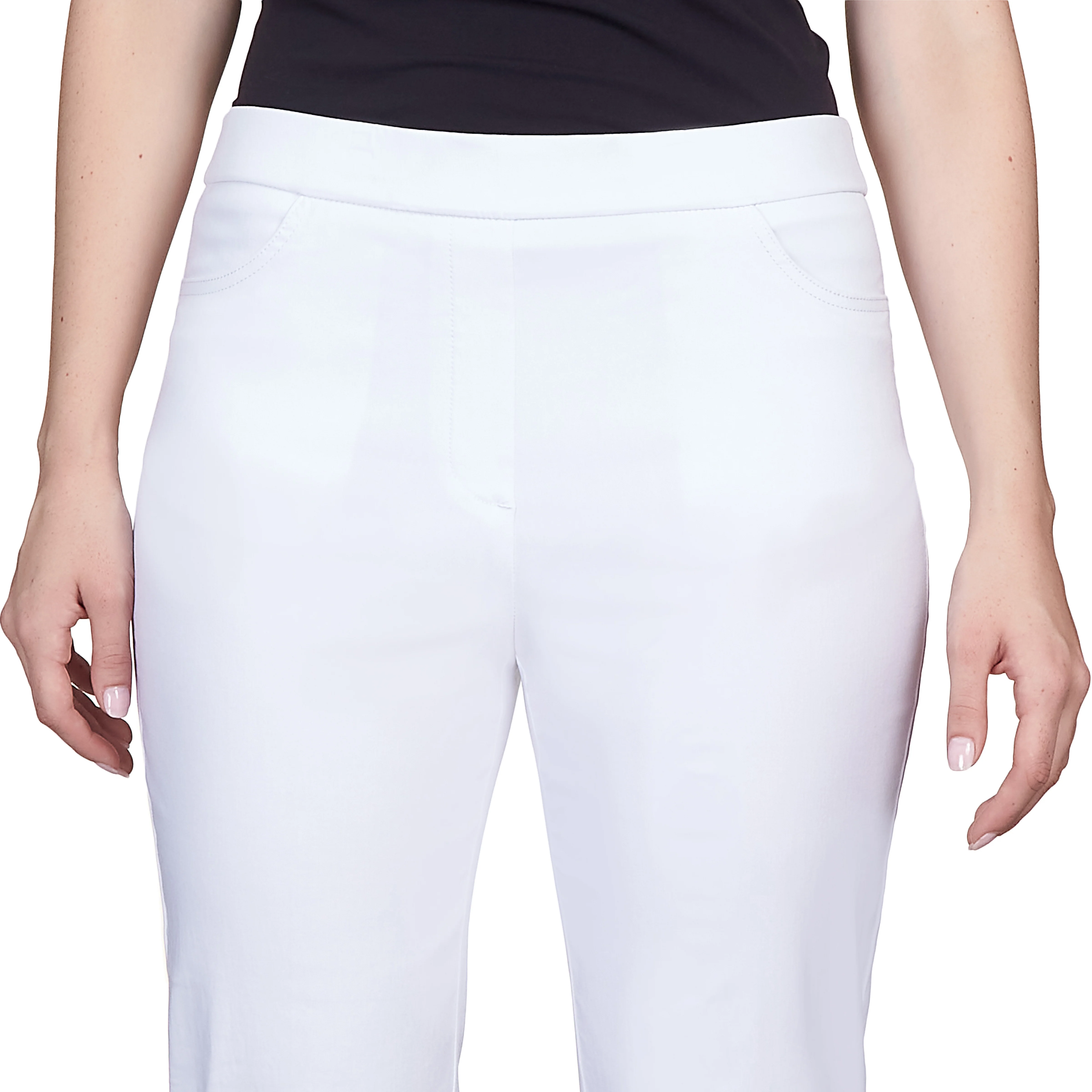 Alfred Dunner Classic Allure Fit Proportioned Pant with Elastic Comfort Waistband Average Length - Image 29