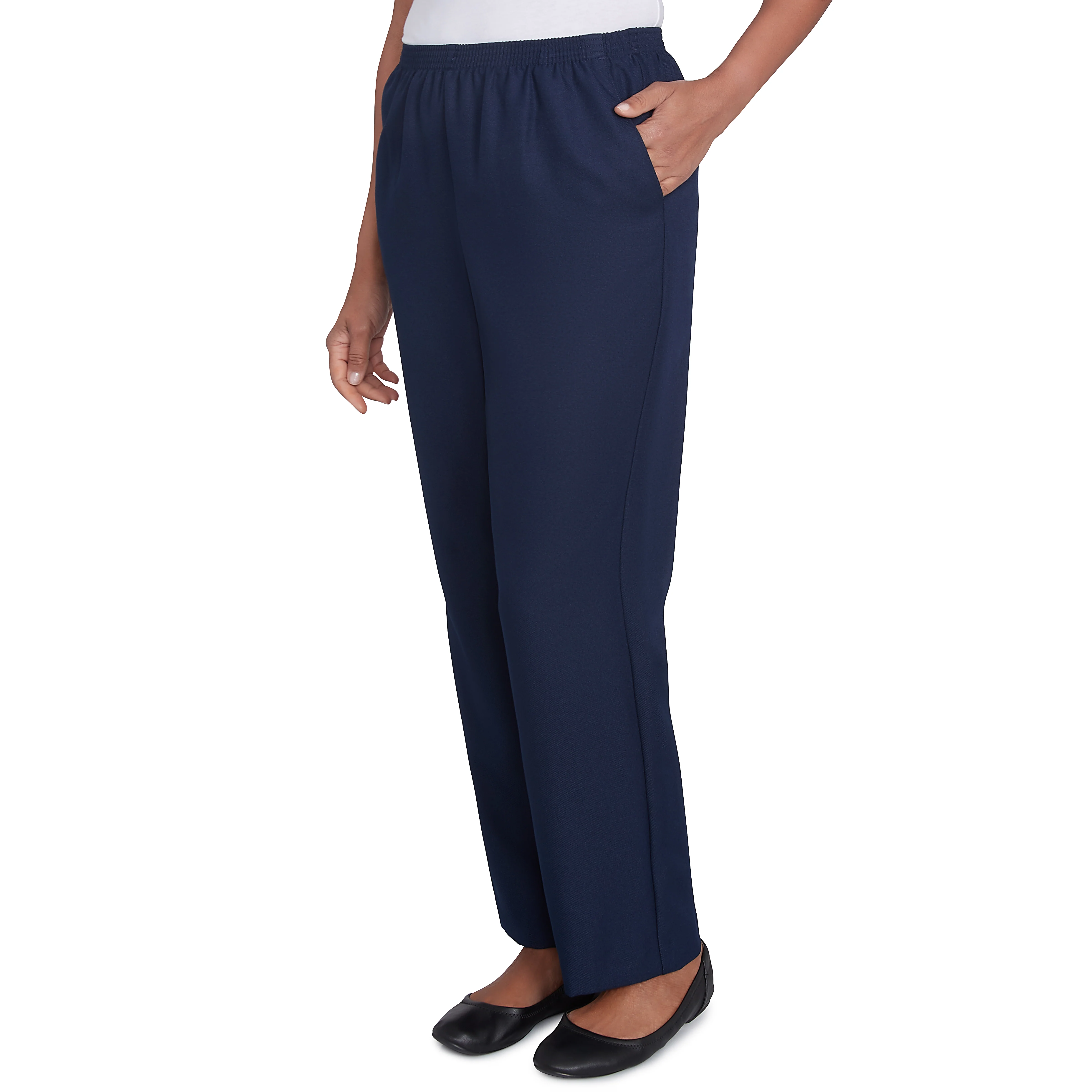 Alfred Dunner Classic Proportioned Pant Average Length - Image 21