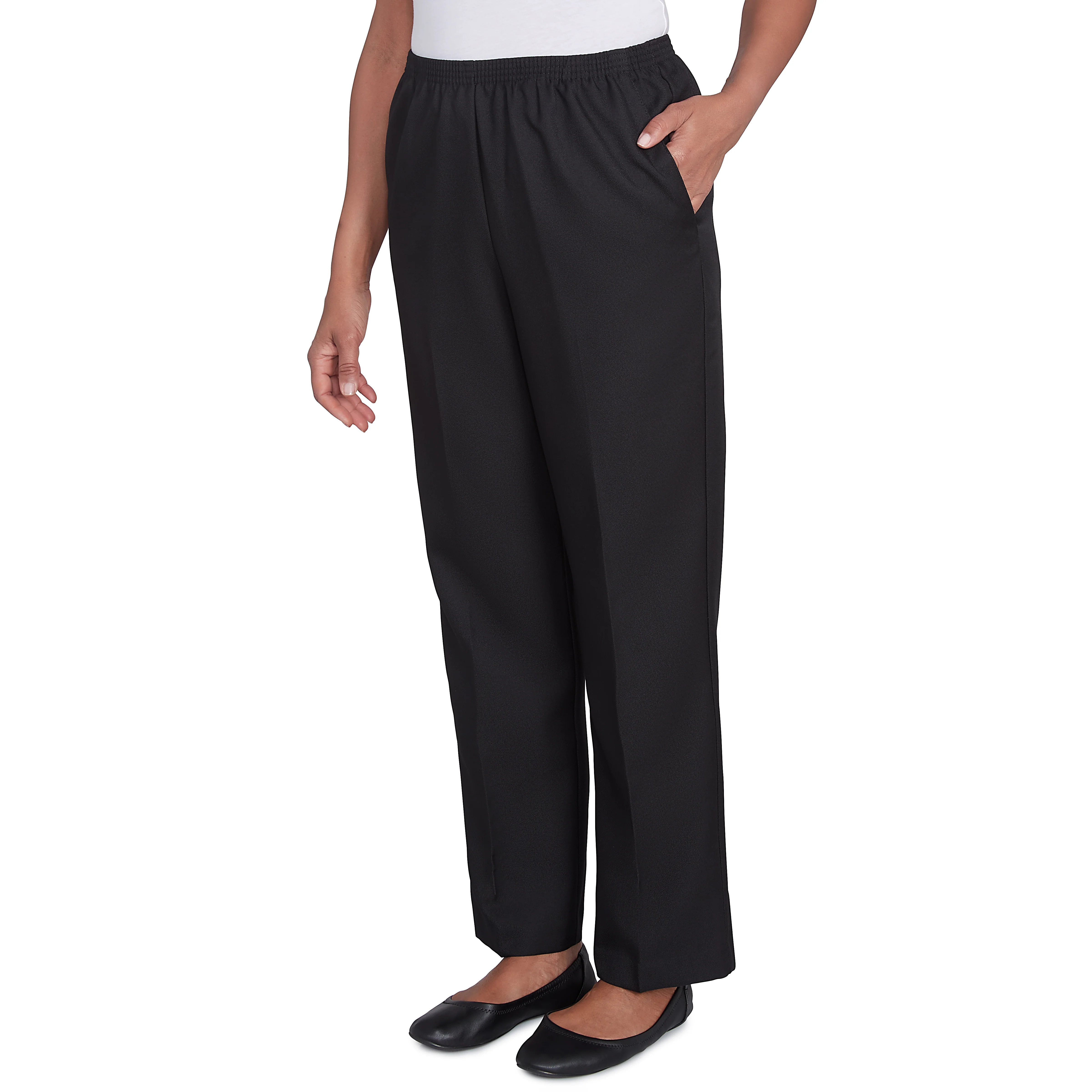 Alfred Dunner Classic Proportioned Pant Average Length - Image 3