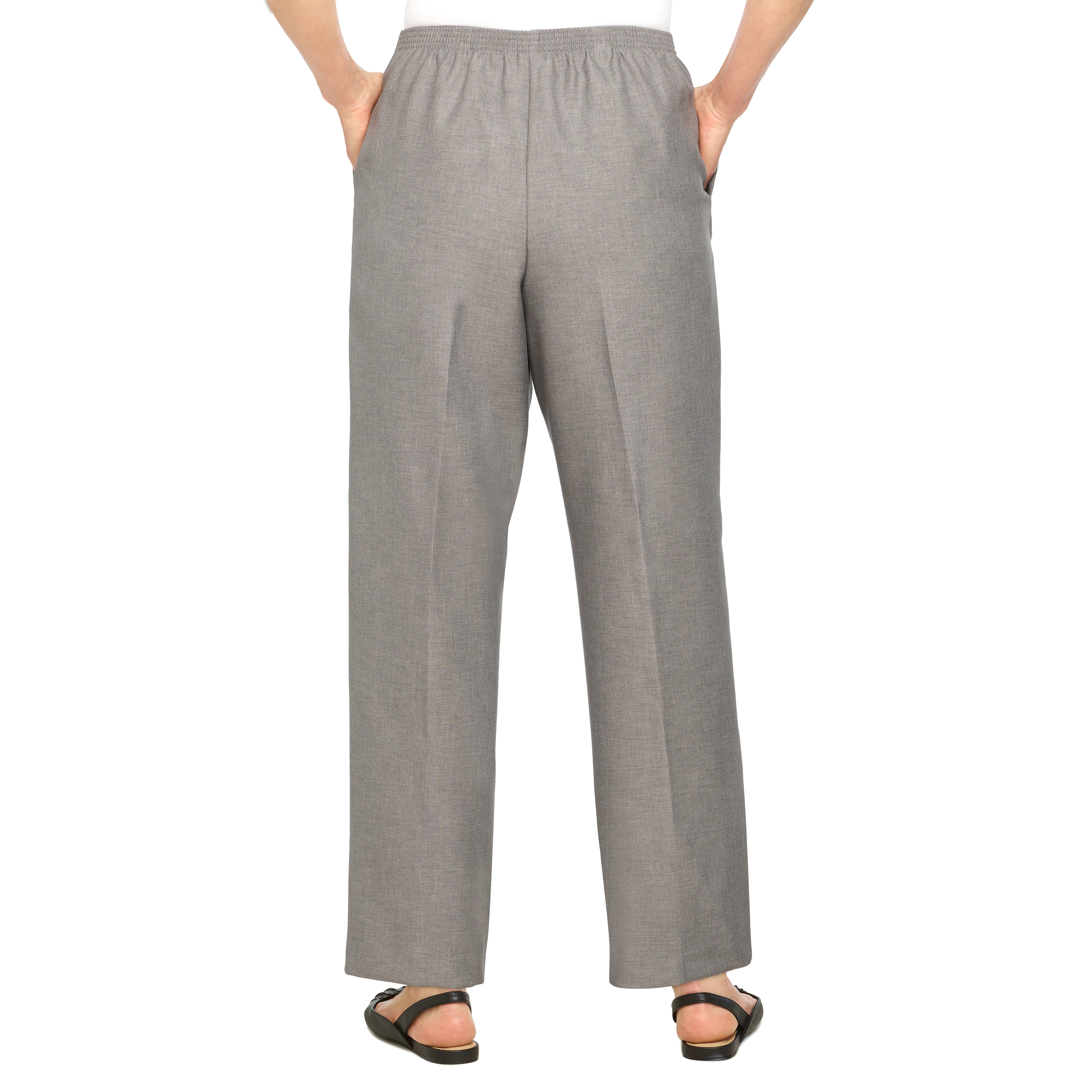 Alfred Dunner Classic Proportioned Pant Average Length- Petite - Image 12