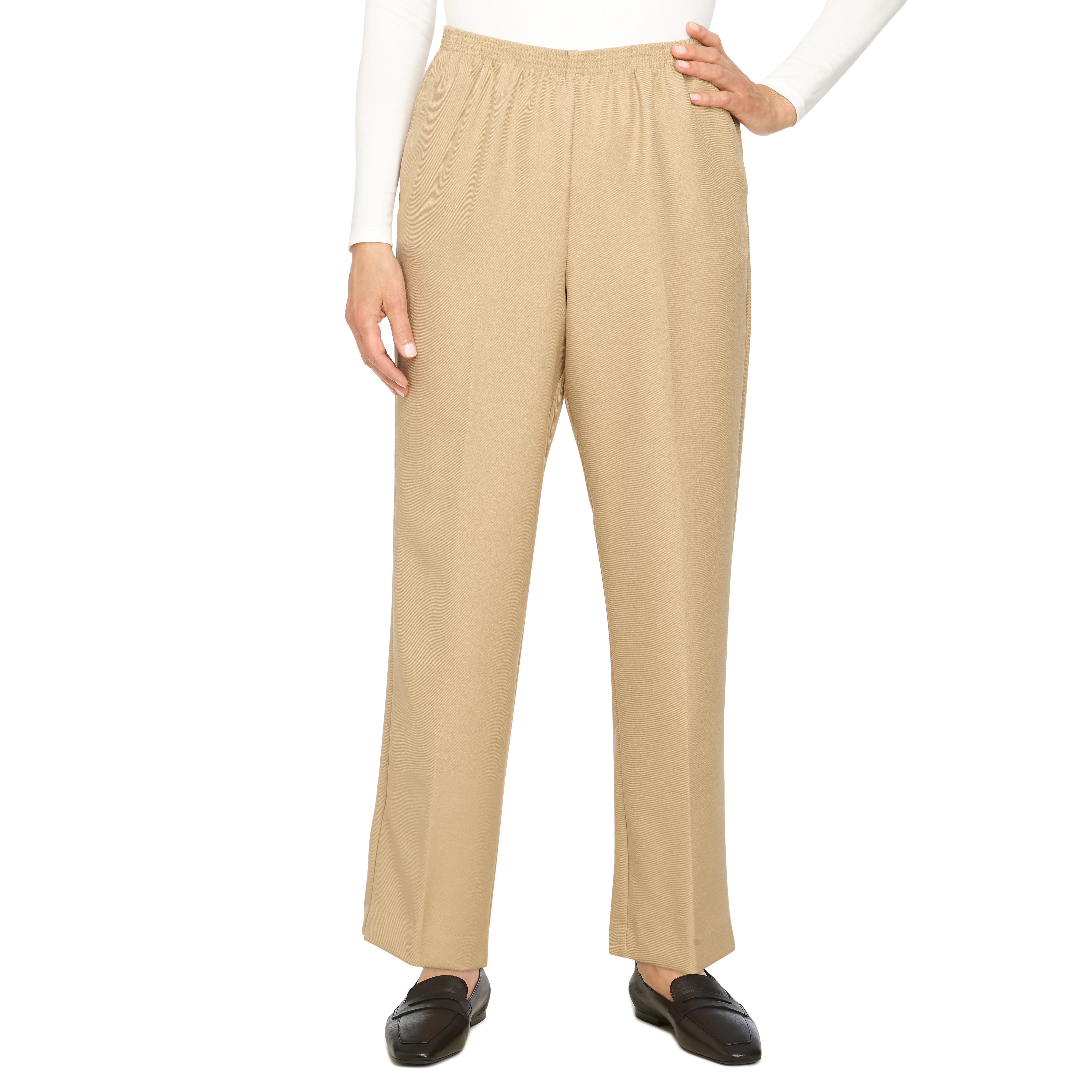 Alfred Dunner Classic Proportioned Pant Average Length- Petite - Image 21