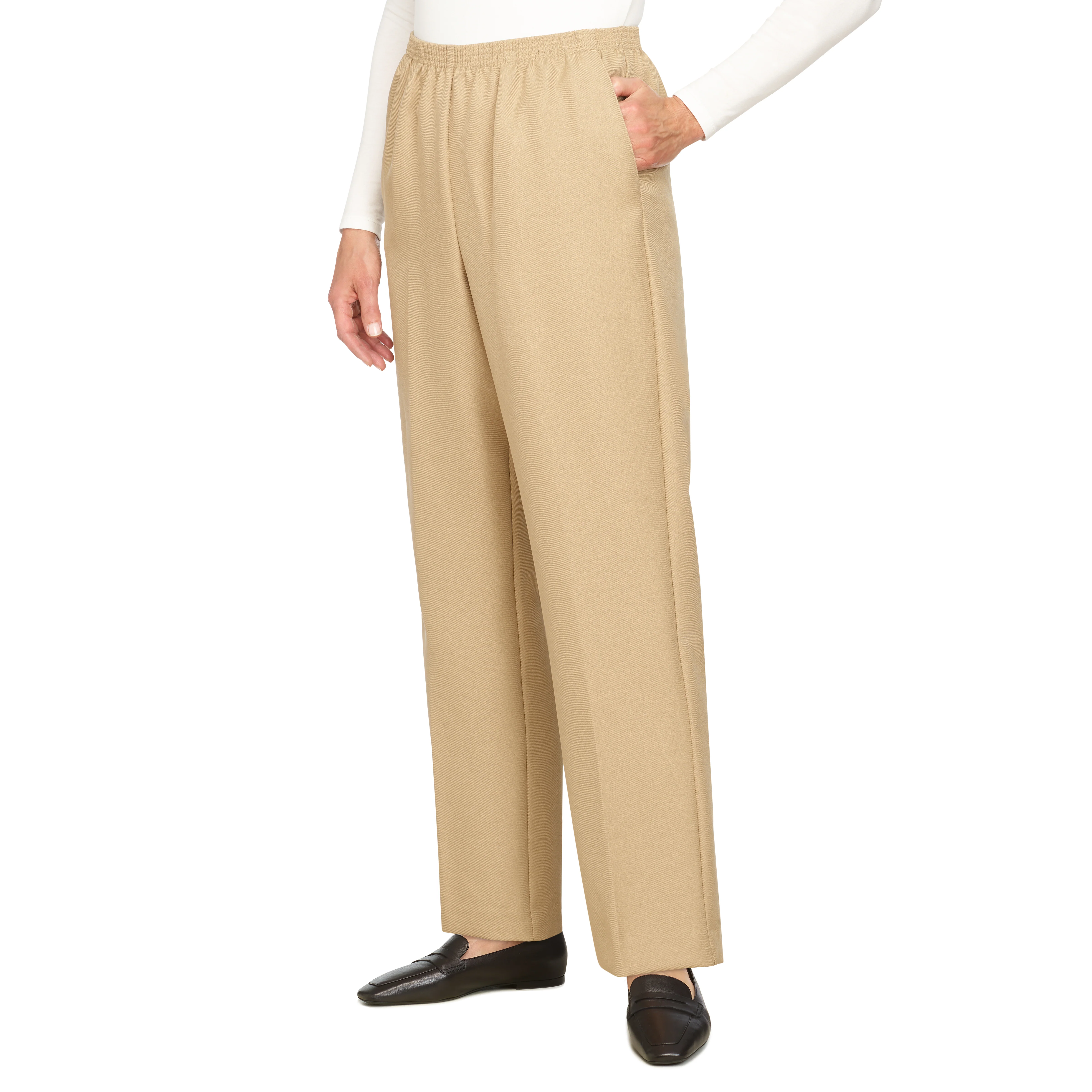 Alfred Dunner Classic Proportioned Pant Average Length- Petite - Image 23