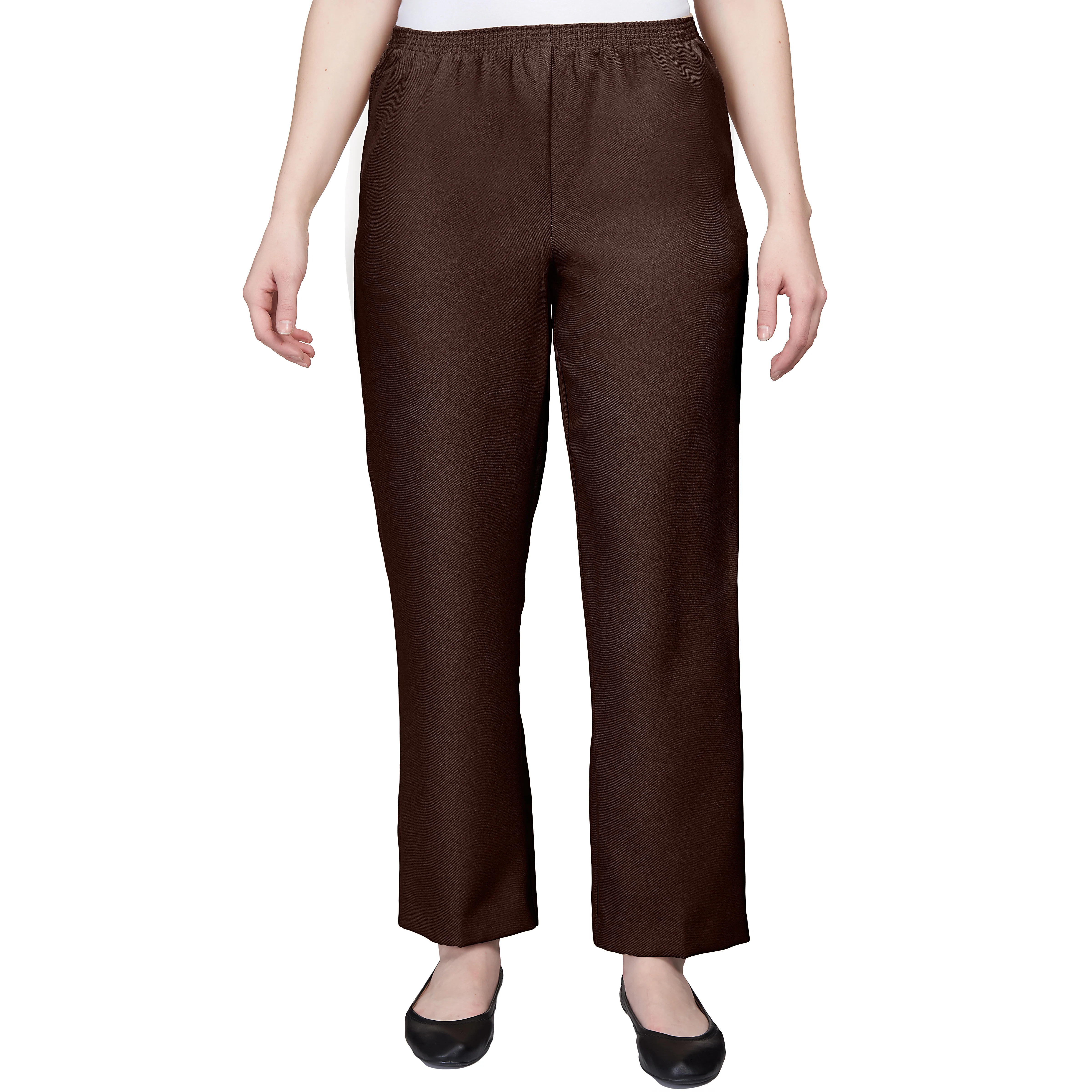 Alfred Dunner Classic Proportioned Pant Average Length- Petite - Image 6