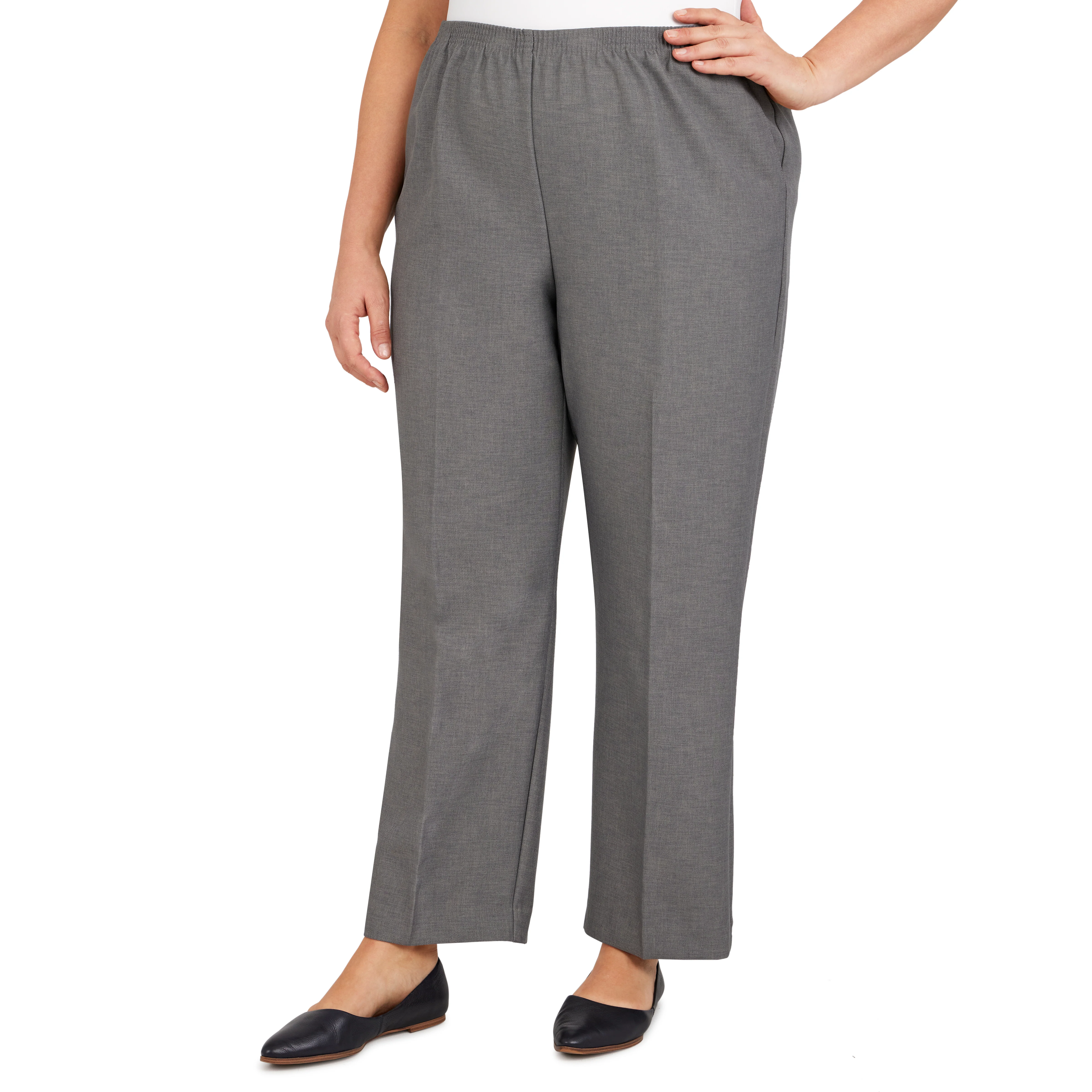 Alfred Dunner Classic Proportioned Pant Average Length - Plus - Image 15