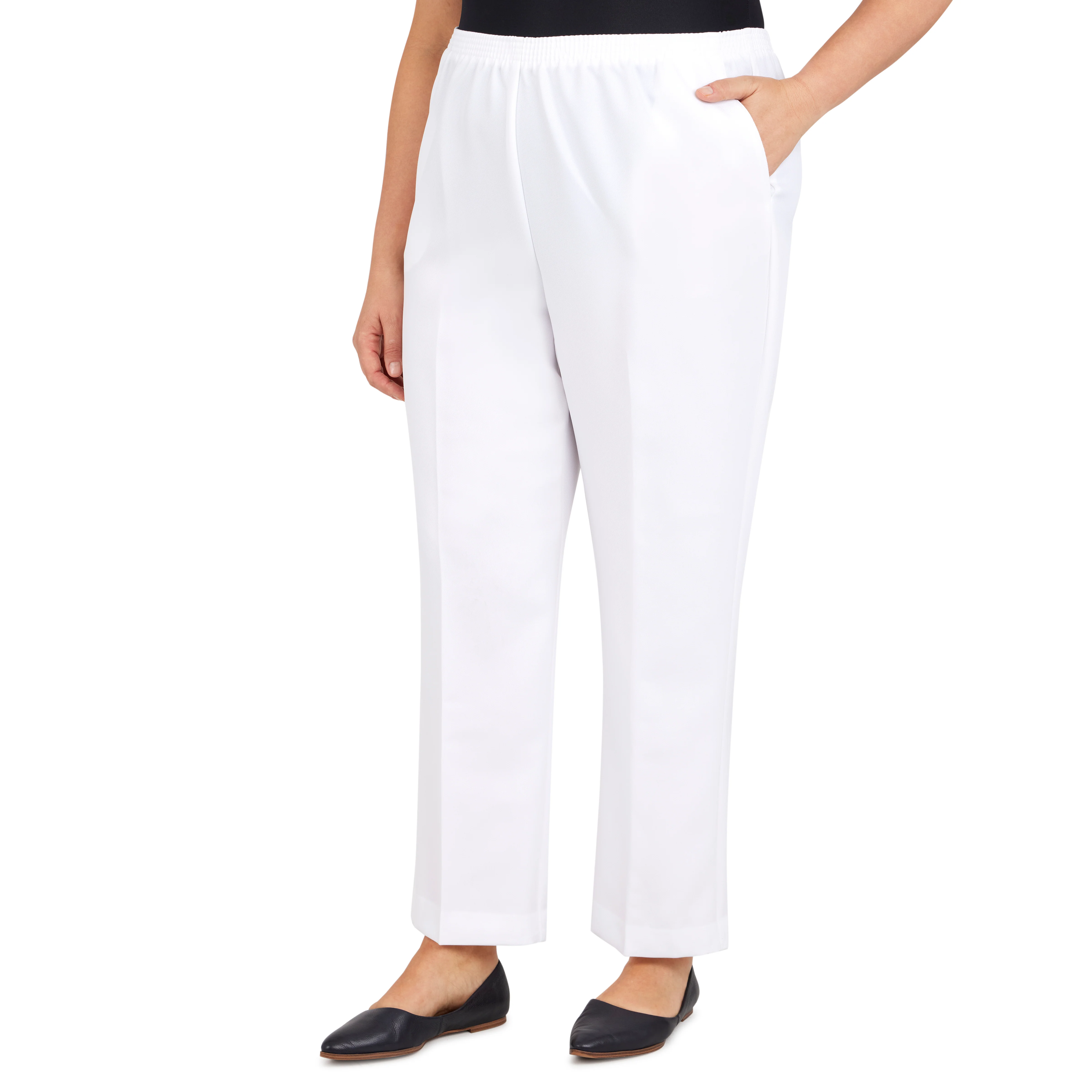 Alfred Dunner Classic Proportioned Pant Average Length - Plus - Image 33