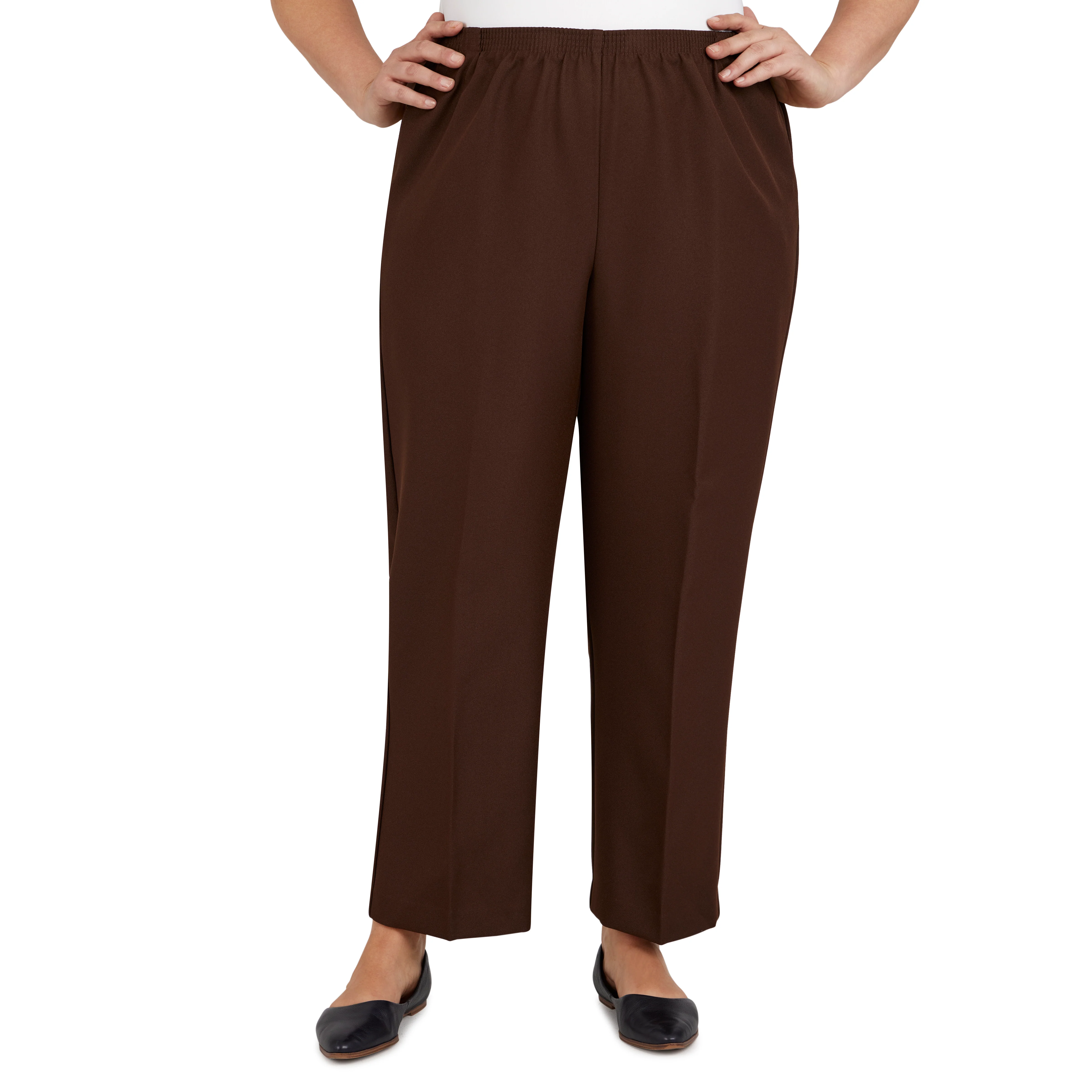 Alfred Dunner Classic Proportioned Pant Average Length - Plus - Image 7