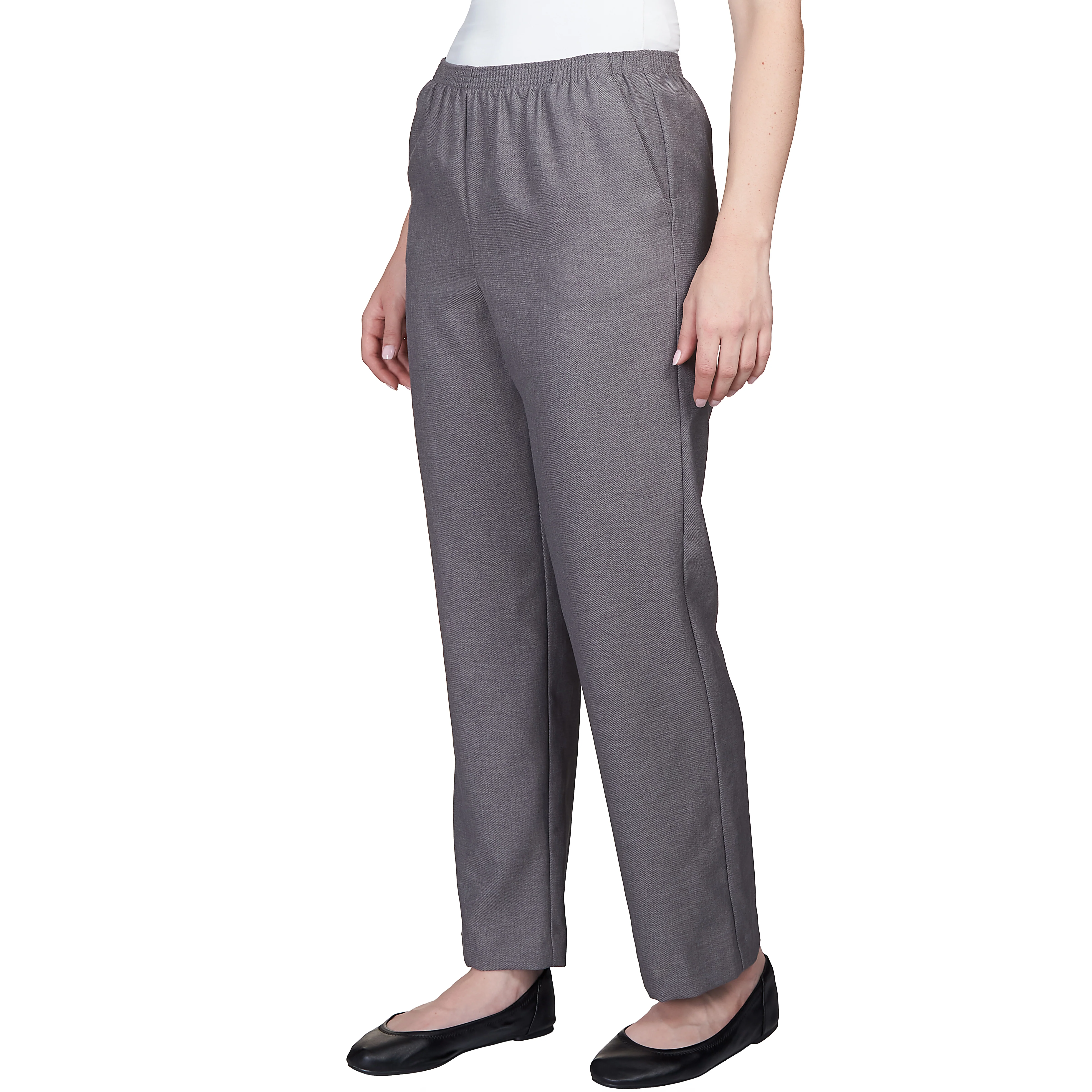 Alfred Dunner Classic Proportioned Pant Short Length - Image 11