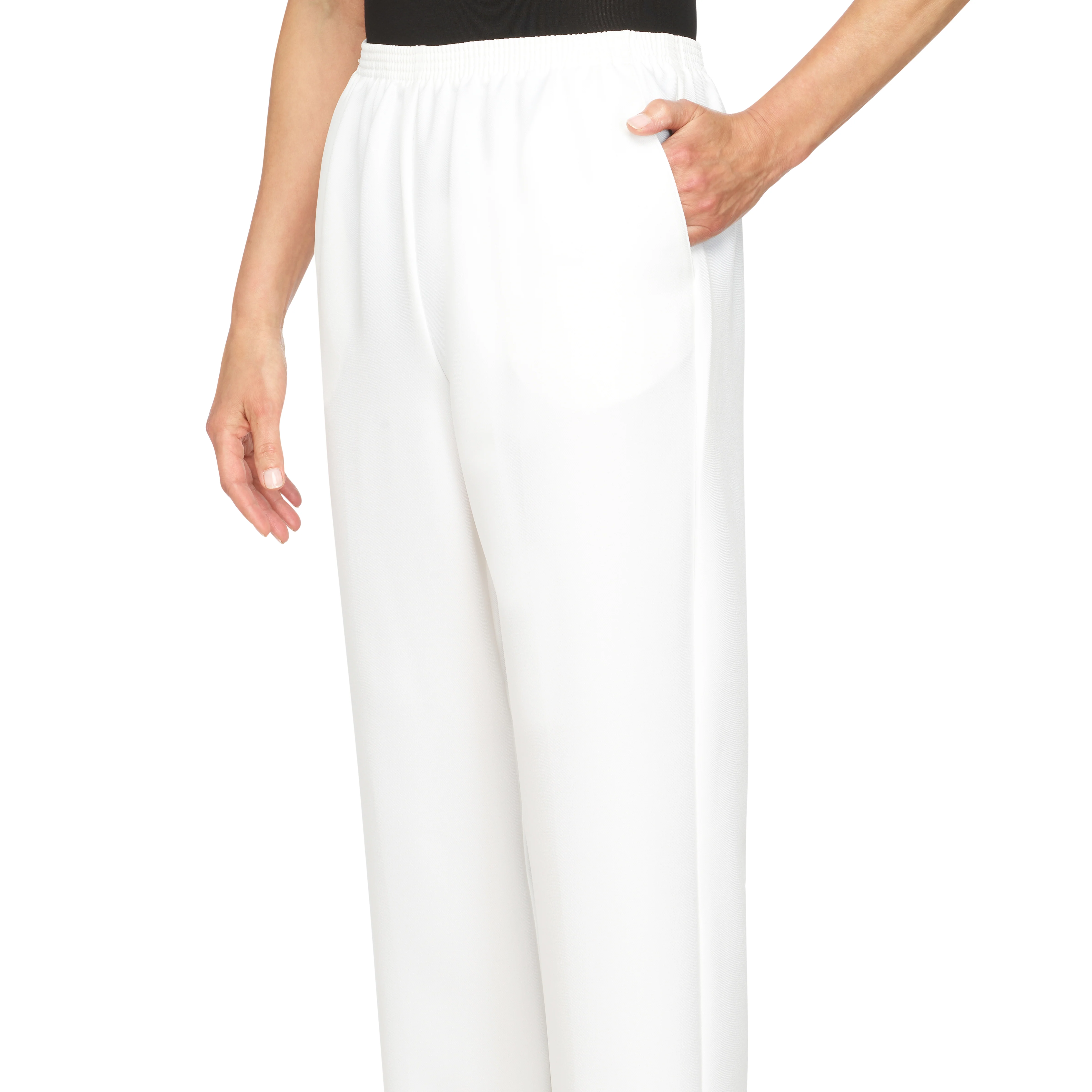 Alfred Dunner Classic Proportioned Pant Short Length - Image 29