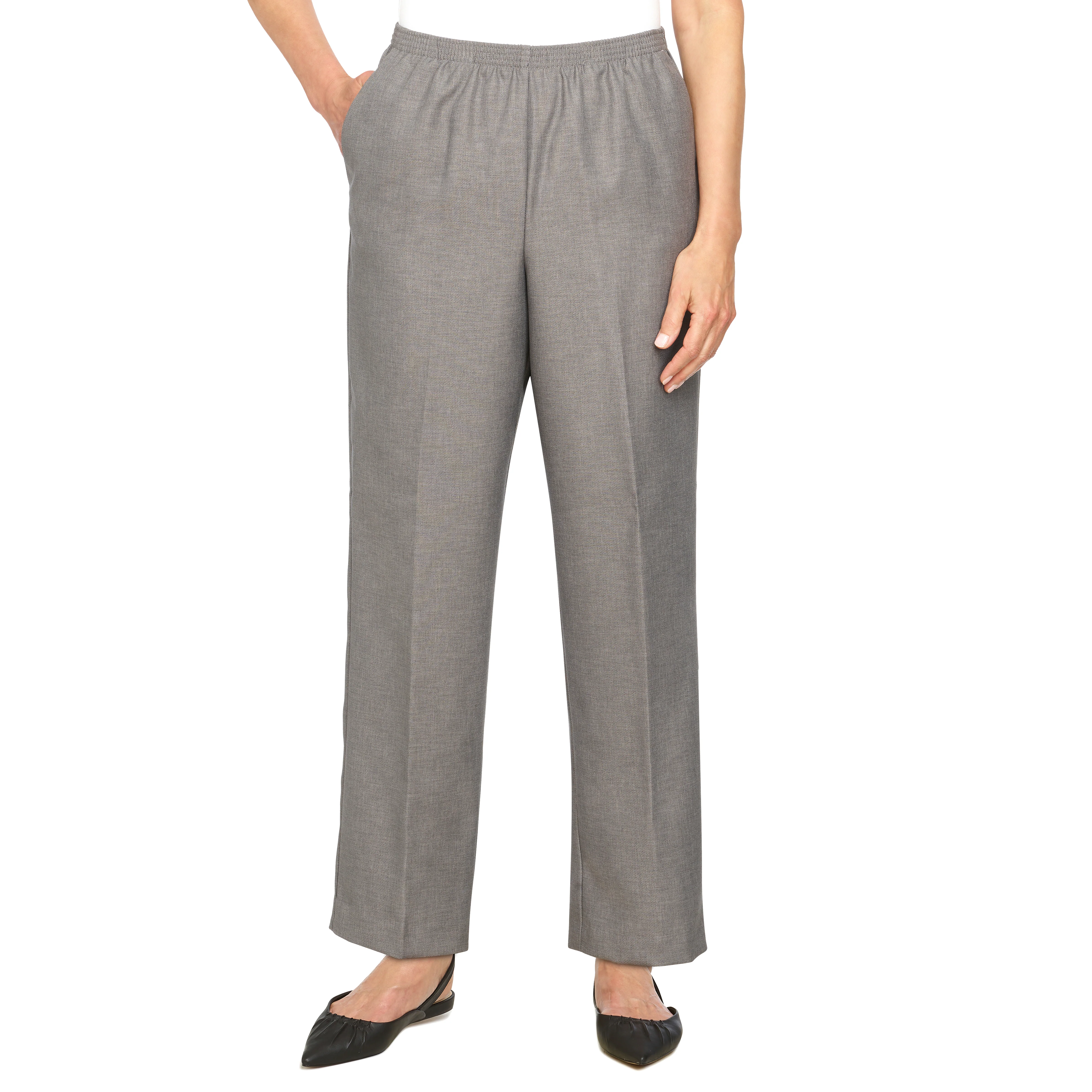 Alfred Dunner Classic Proportioned Pant Short Length - Image 7
