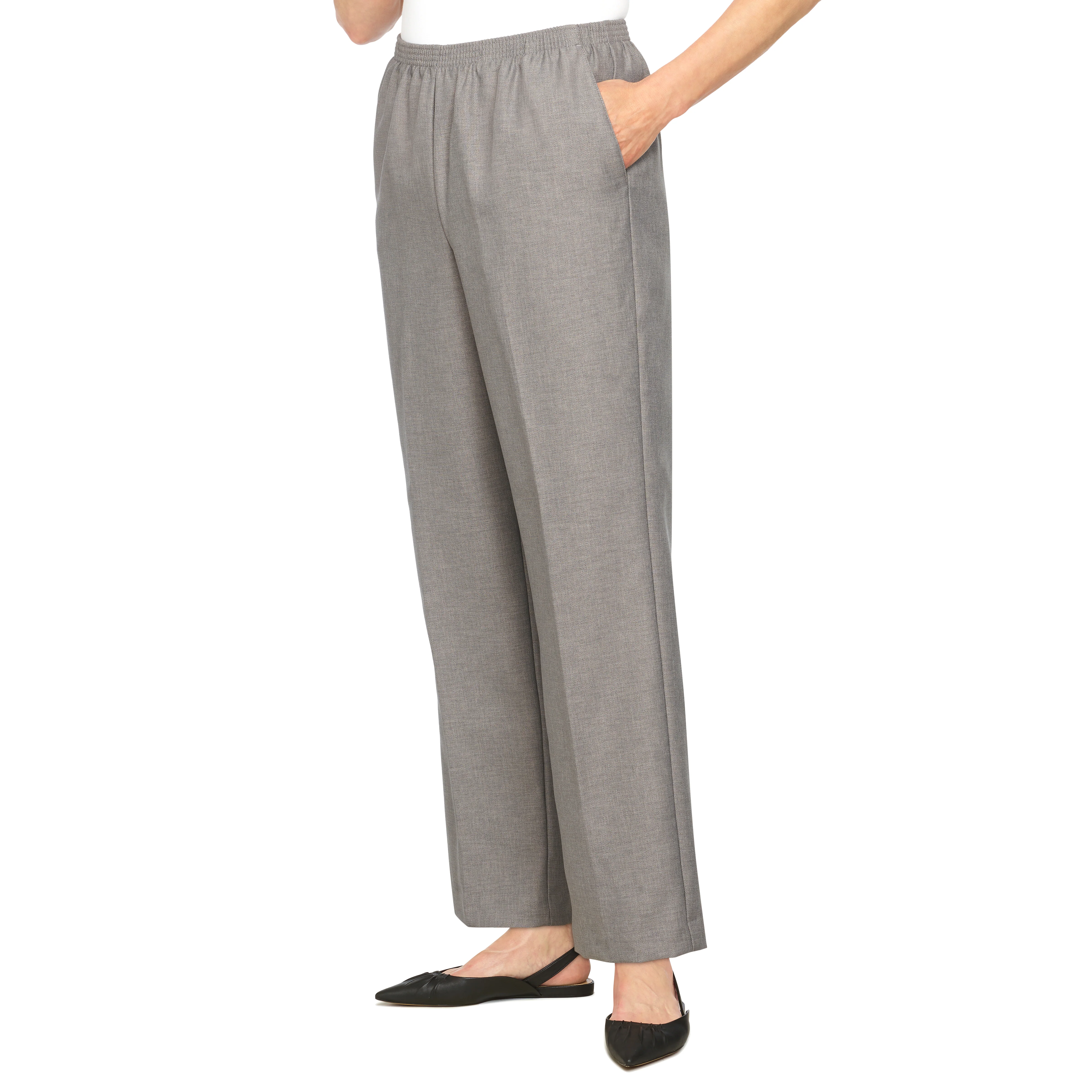 Alfred Dunner Classic Proportioned Pant Short Length- Petite - Image 13
