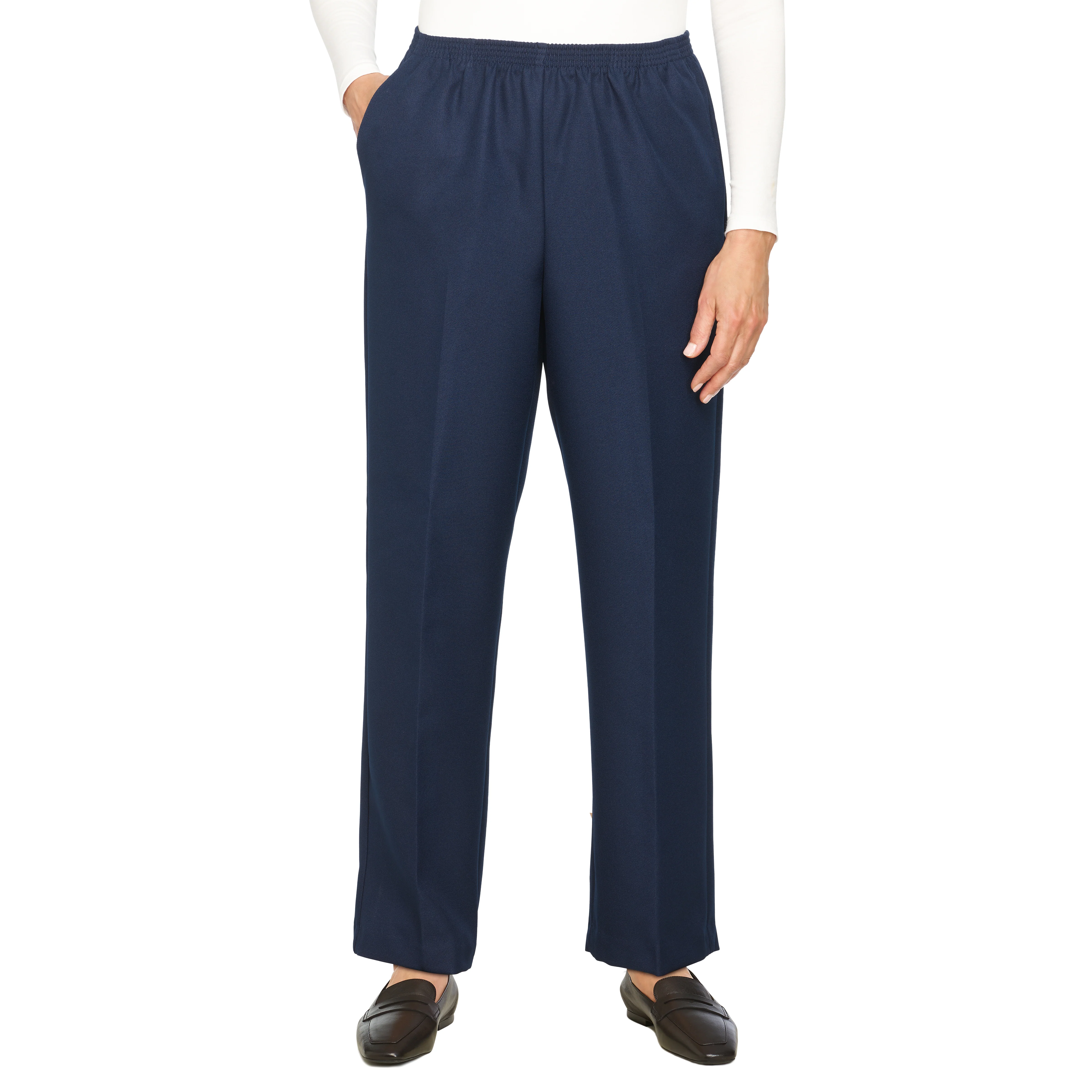 Alfred Dunner Classic Proportioned Pant Short Length- Petite - Image 16