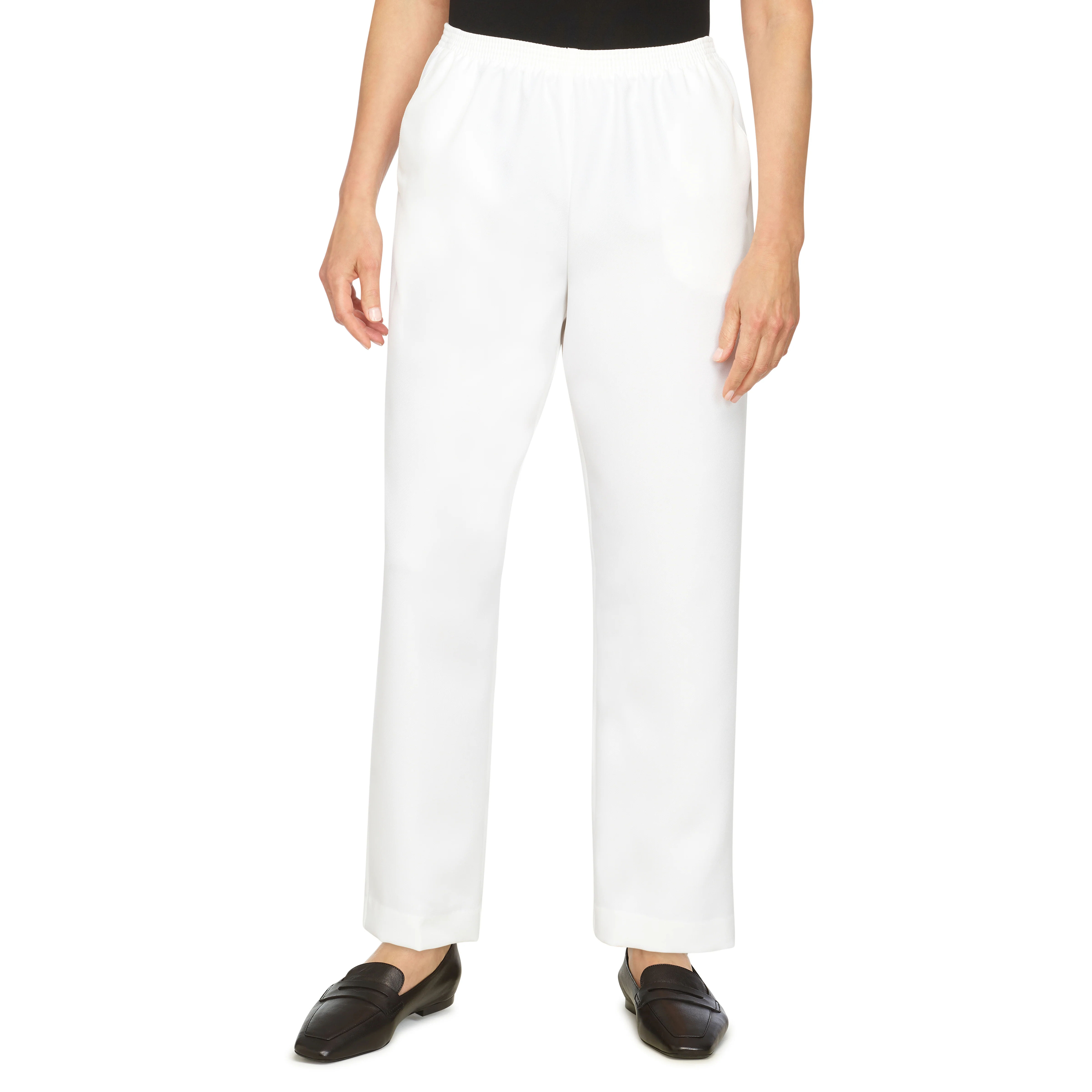Alfred Dunner Classic Proportioned Pant Short Length- Petite - Image 26