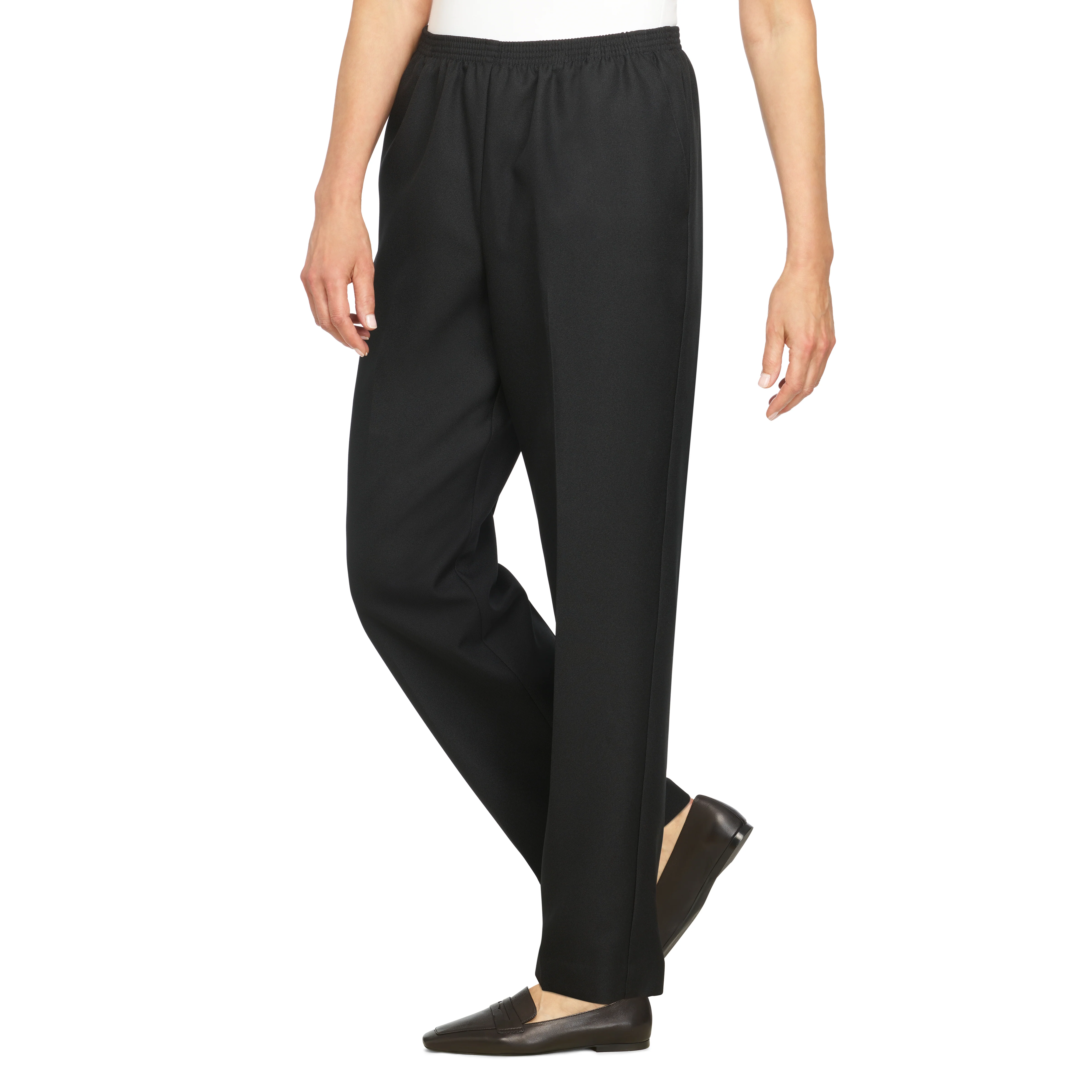 Alfred Dunner Classic Proportioned Pant Short Length- Petite - Image 3
