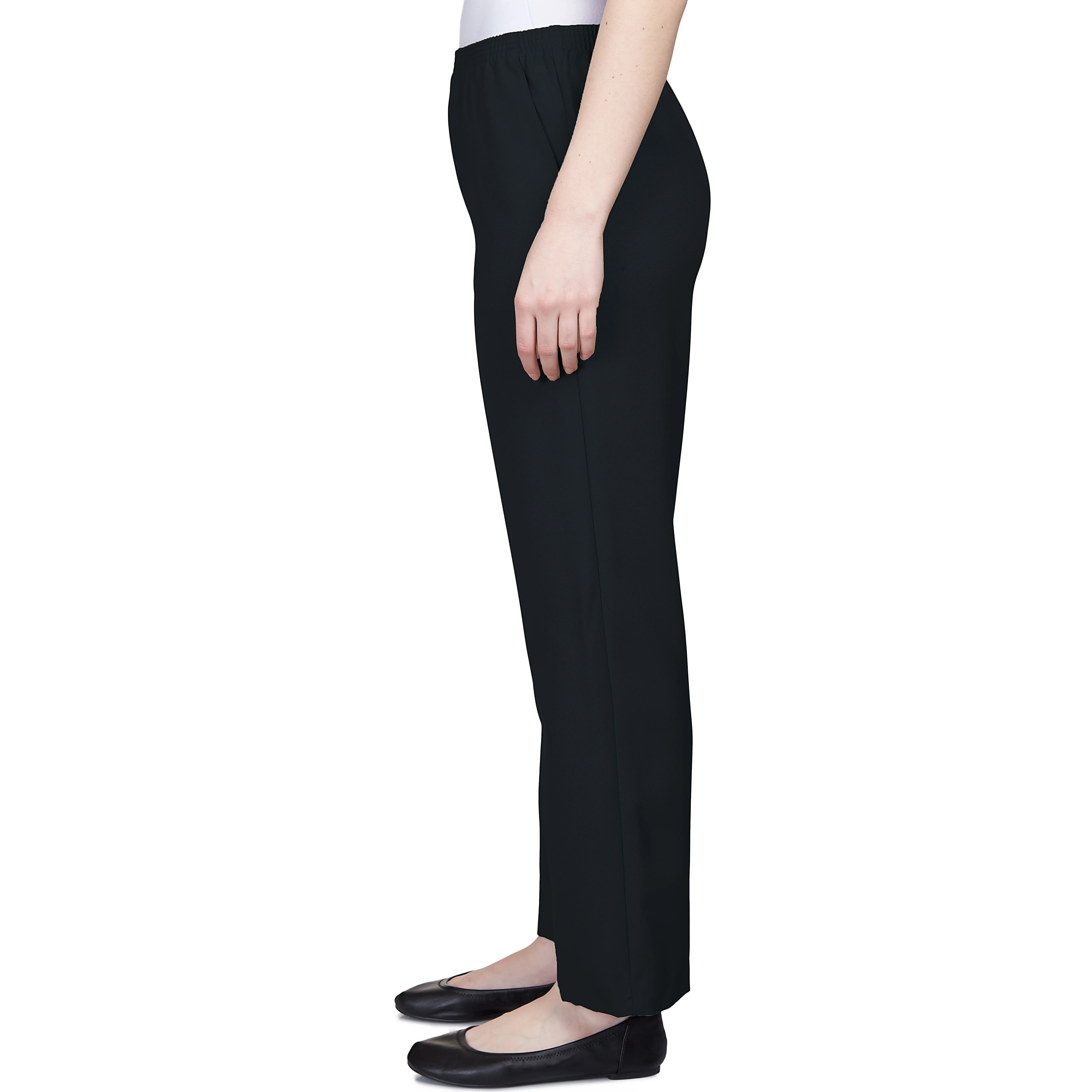Alfred Dunner Classic Proportioned Pant Short Length- Petite - Image 4