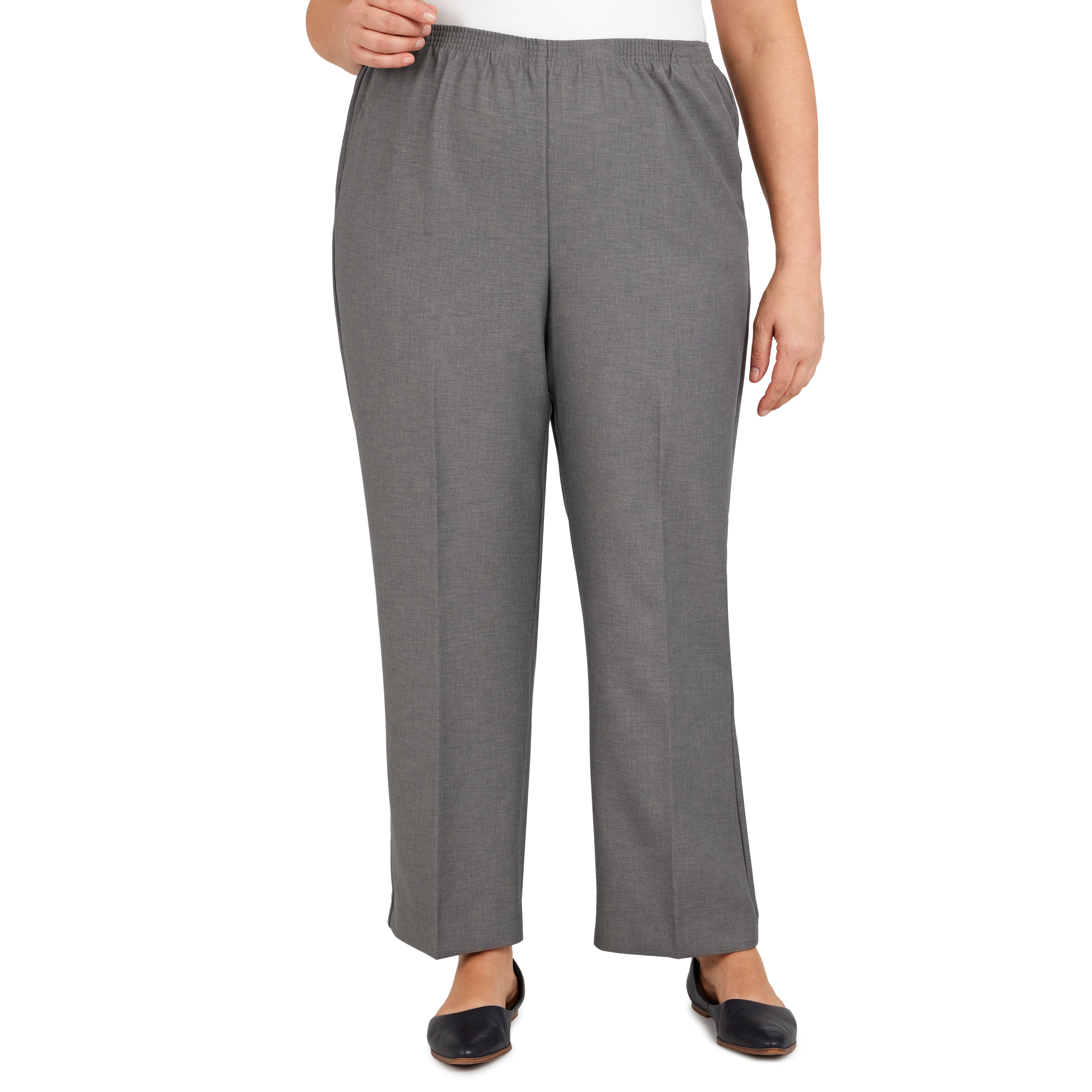 Alfred Dunner Classic Proportioned Pant Short Length - Plus - Image 13
