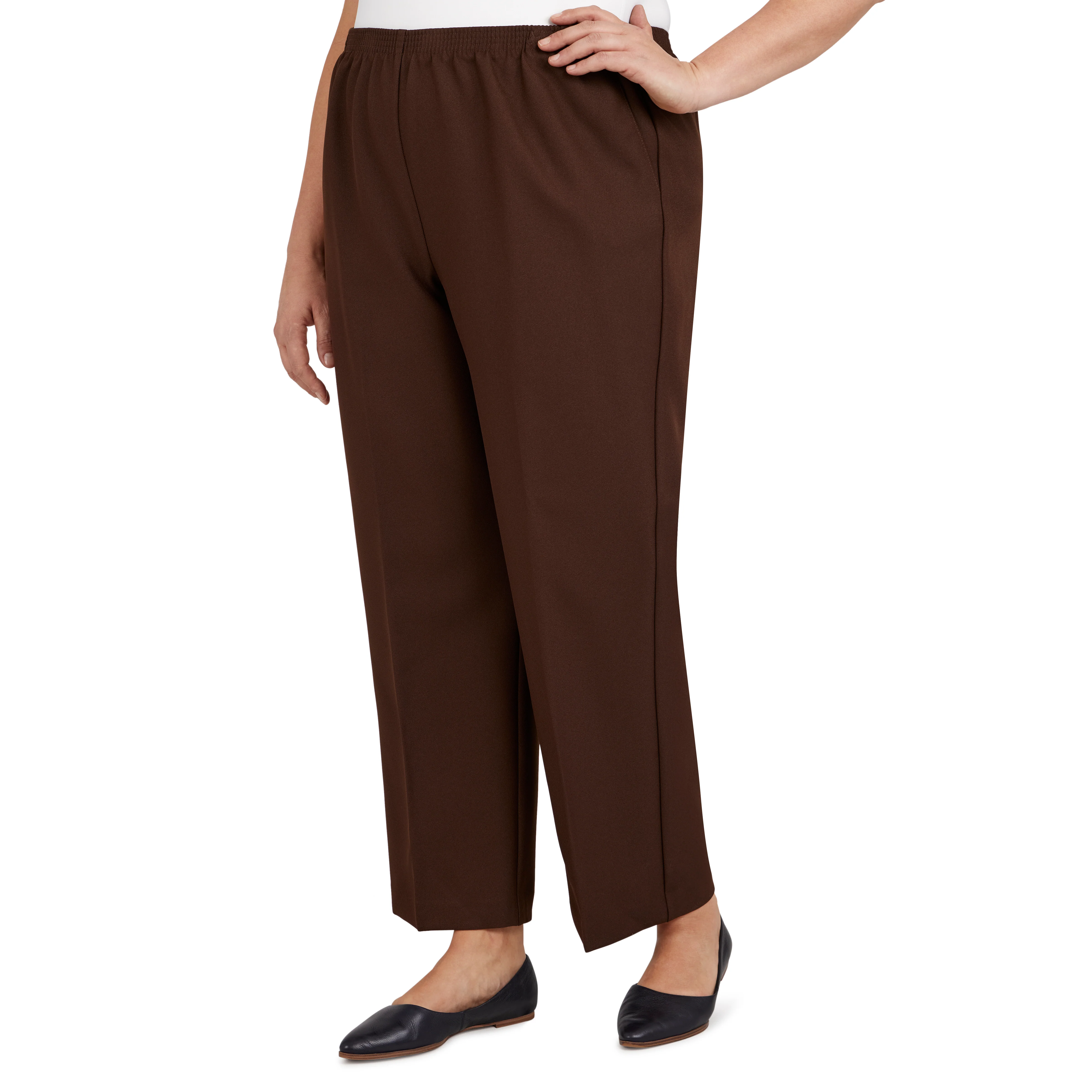 Alfred Dunner Classic Proportioned Pant Short Length - Plus - Image 9