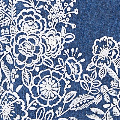 Alfred Dunner Floral Border Embroidered Split Neck Top - Plus - Image 6