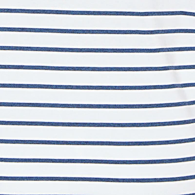Alfred Dunner Floral Embroidered Stripe Top with Necklace - Plus - Image 6