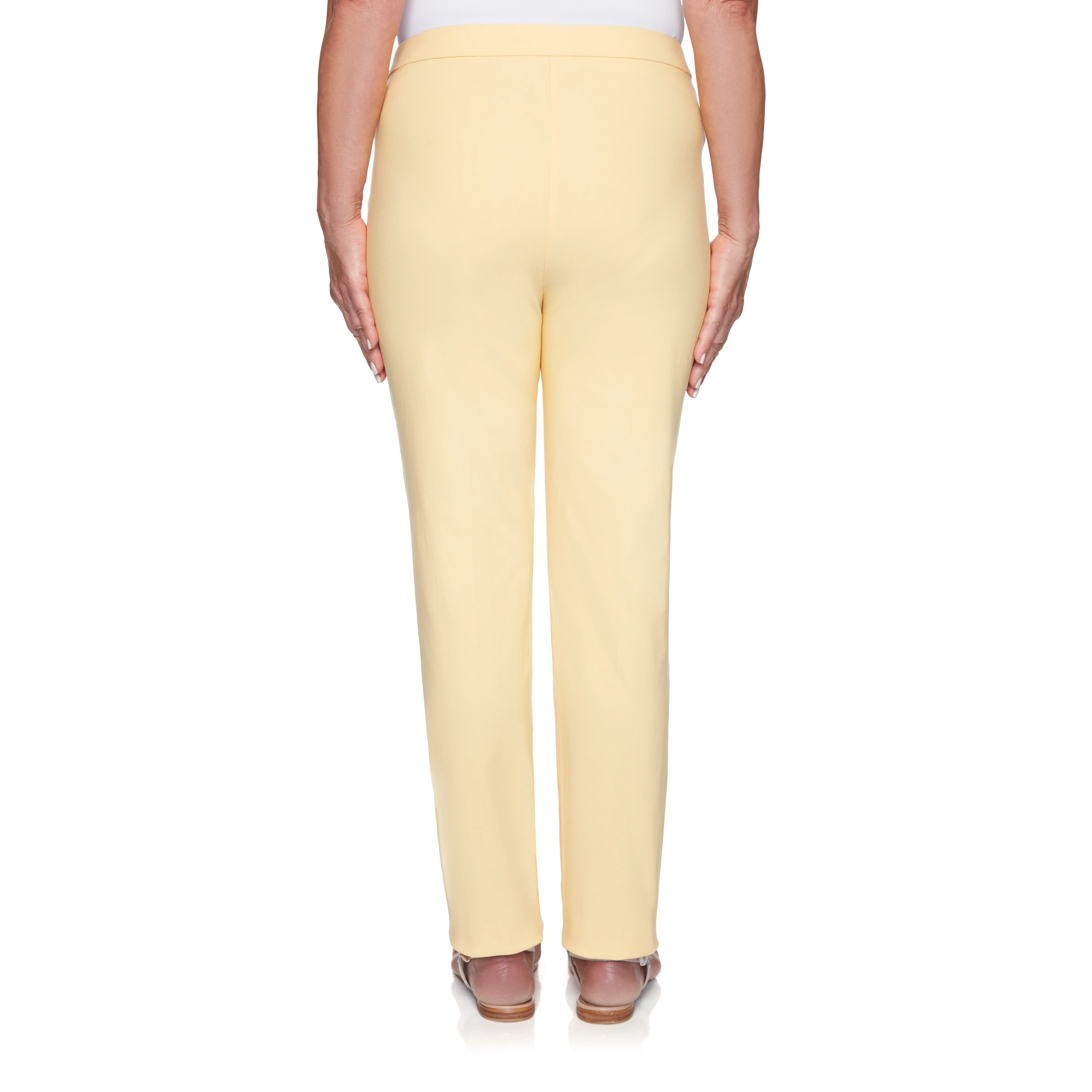 Alfred Dunner Petite Classic Allure Fit Proportioned Pant with Elastic Comfort Waistband Average Length - Image 24