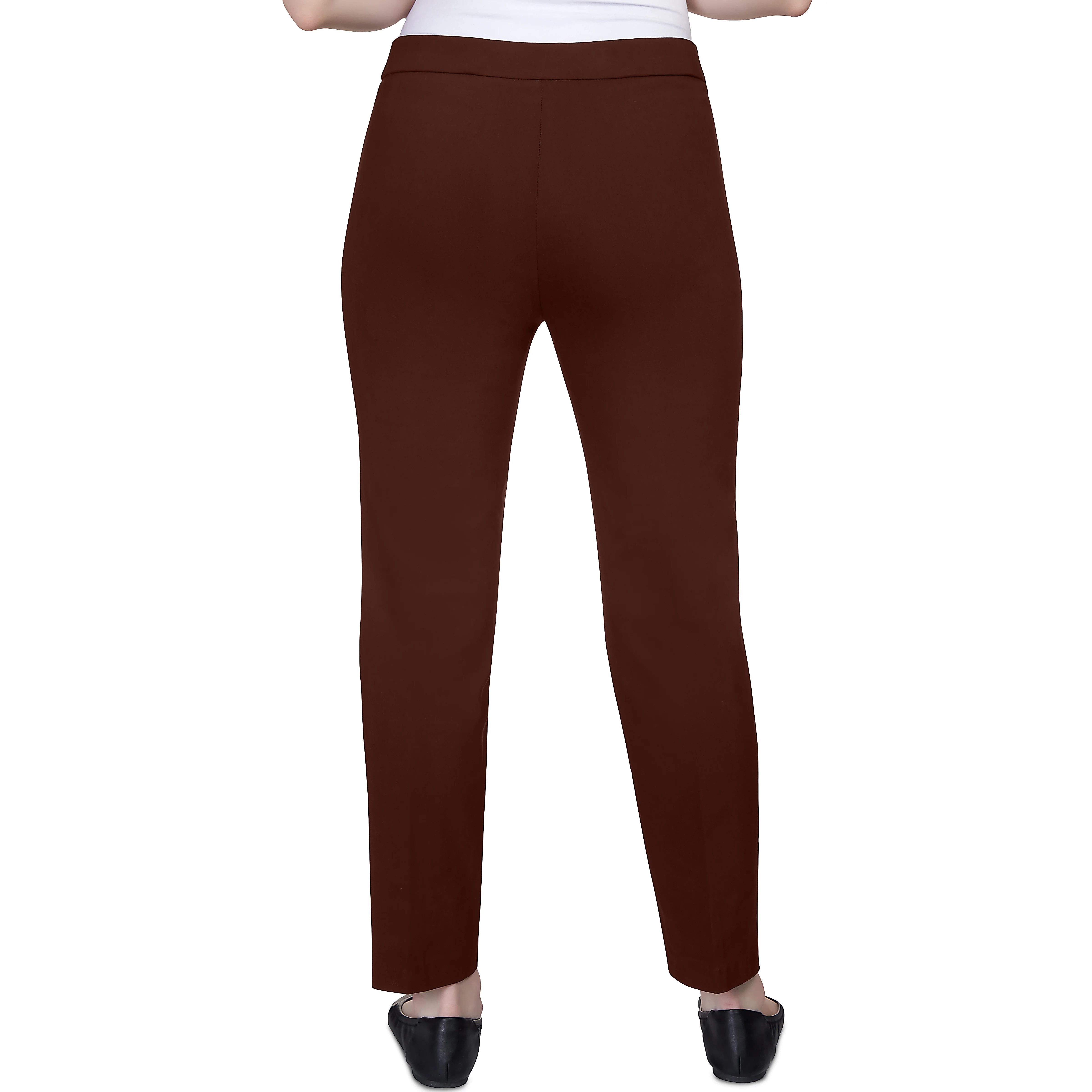 Alfred Dunner Petite Classic Allure Fit Proportioned Pant with Elastic Comfort Waistband Average Length - Image 8