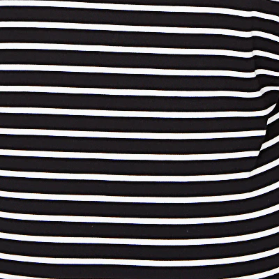 Alfred Dunner Pinstripe Embroidered Sleeve Top with Necklace - Plus - Image 6