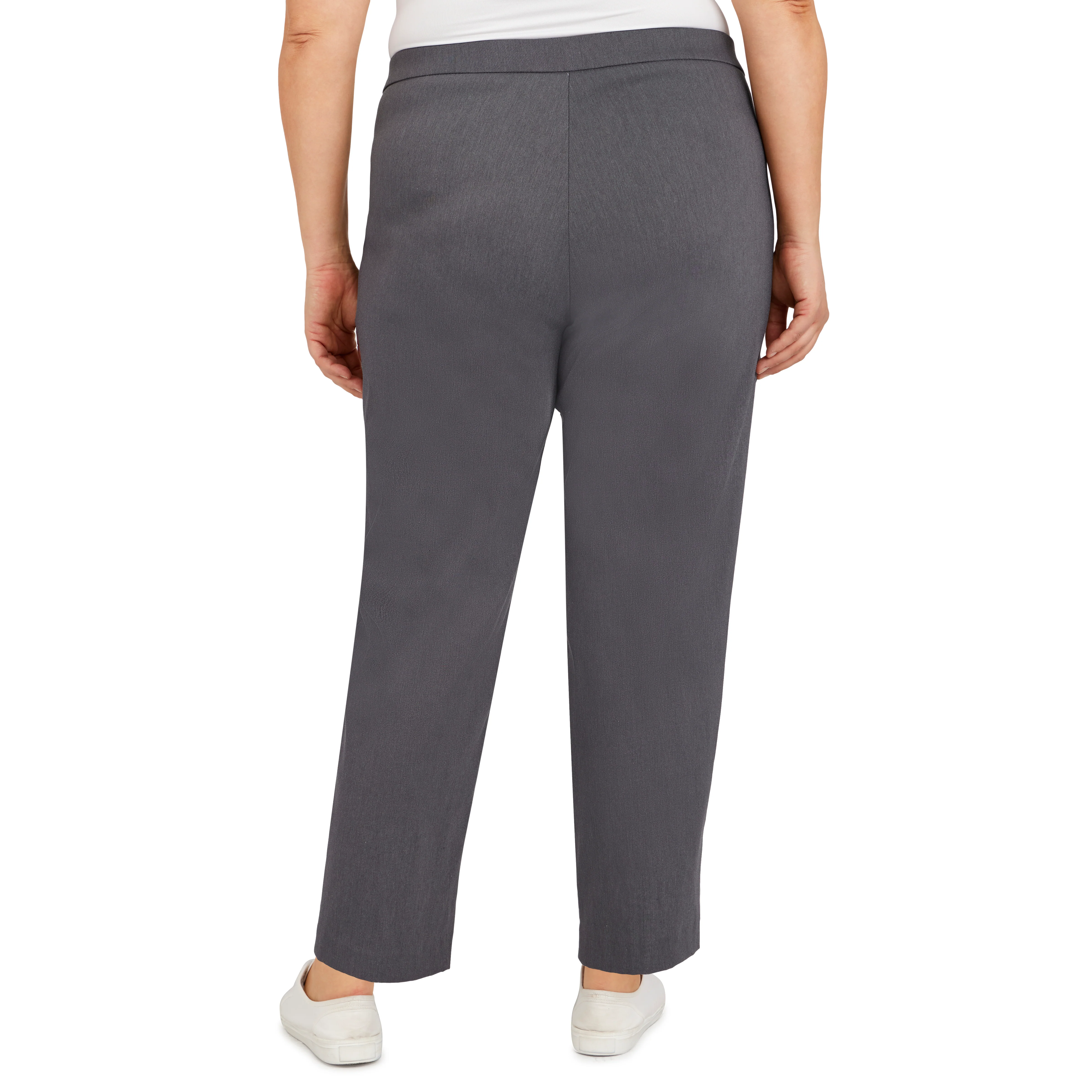 Alfred Dunner Plus Classic Allure Fit Proportioned Pant with Elastic Comfort Waistband Average Length - Image 14