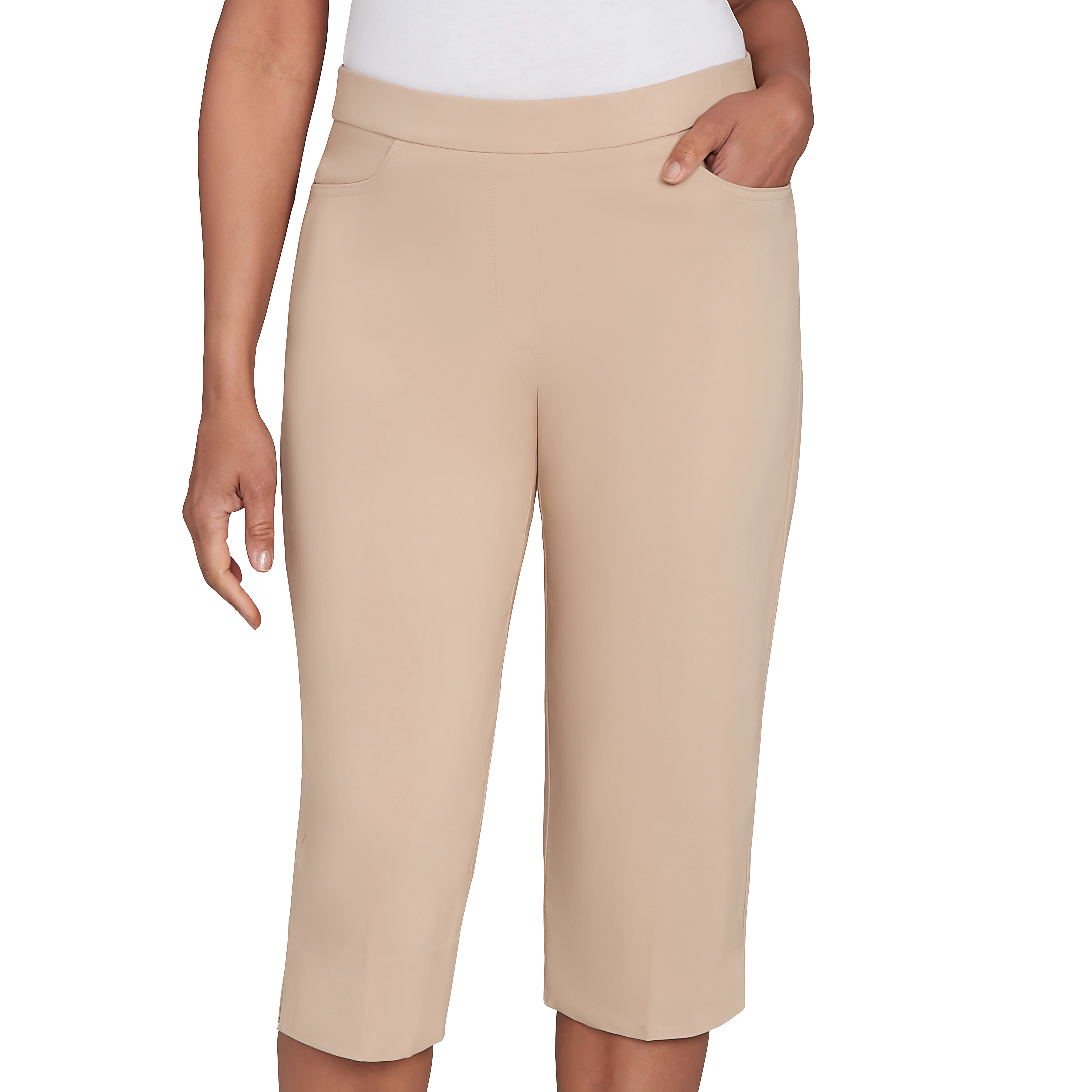 Alfred Dunner Women's Allure Stretch Clamdigger Pant - Image 23
