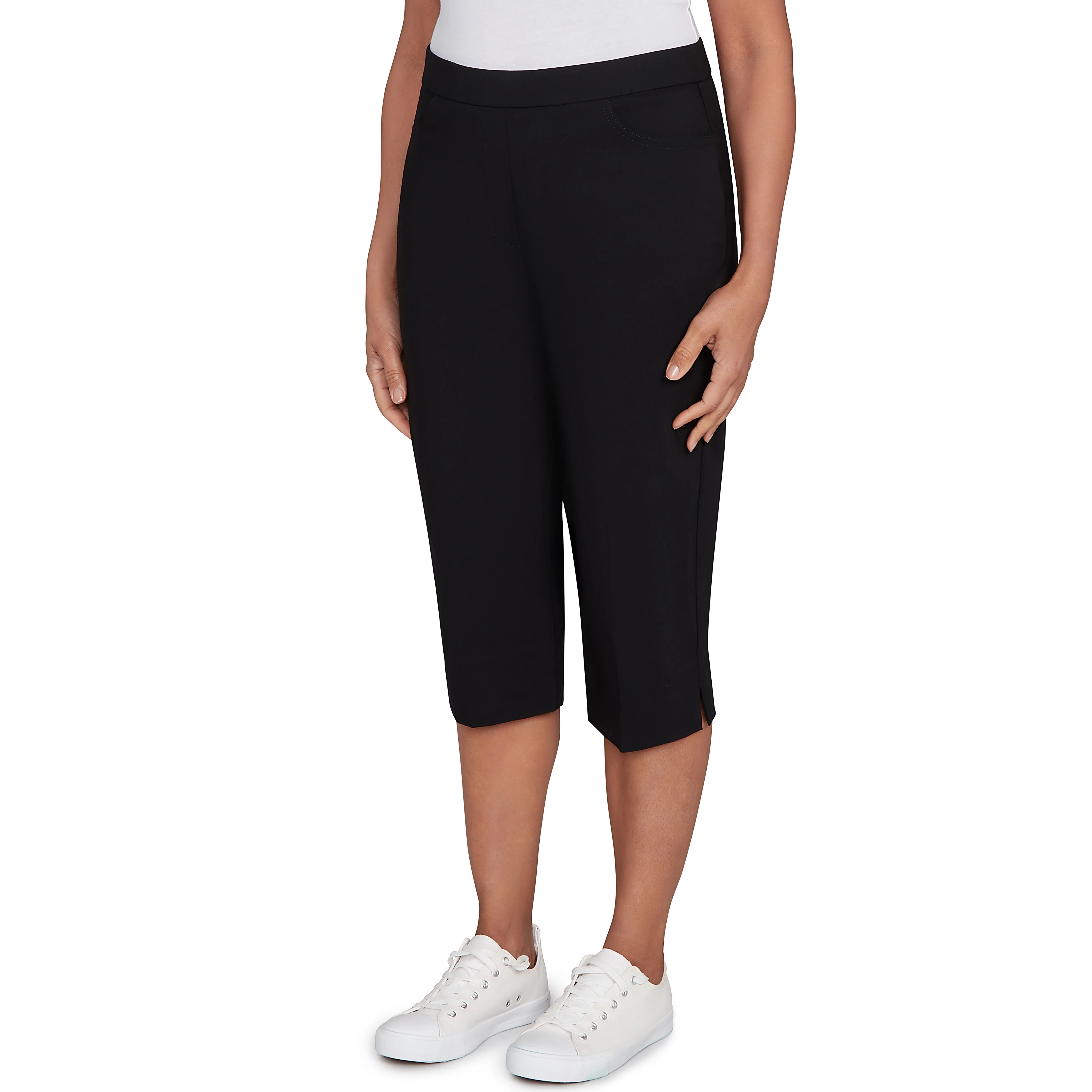 Alfred Dunner Women's Allure Stretch Clamdigger Pant - Image 3