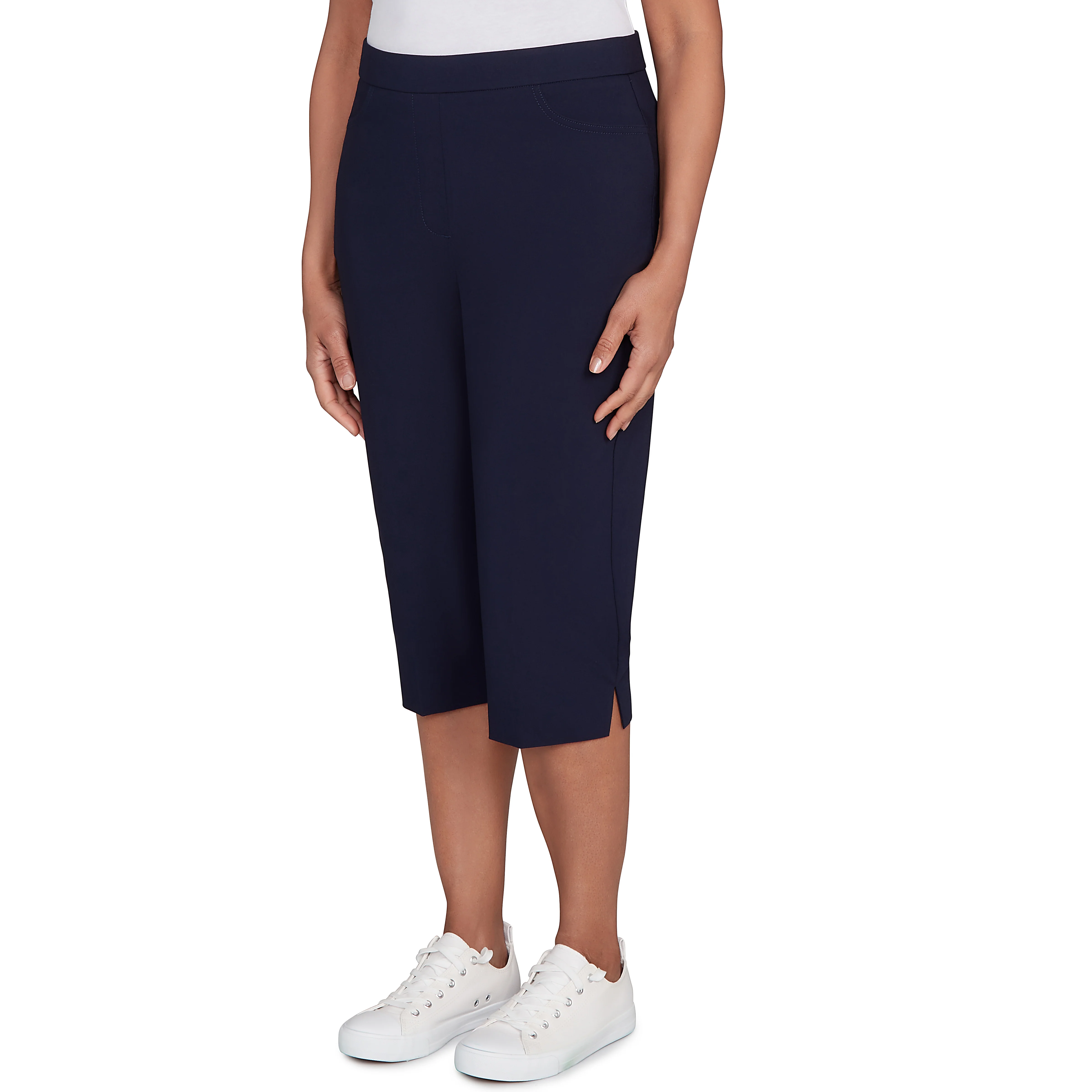 Alfred Dunner Women's Allure Stretch Clamdigger Pant - Image 9