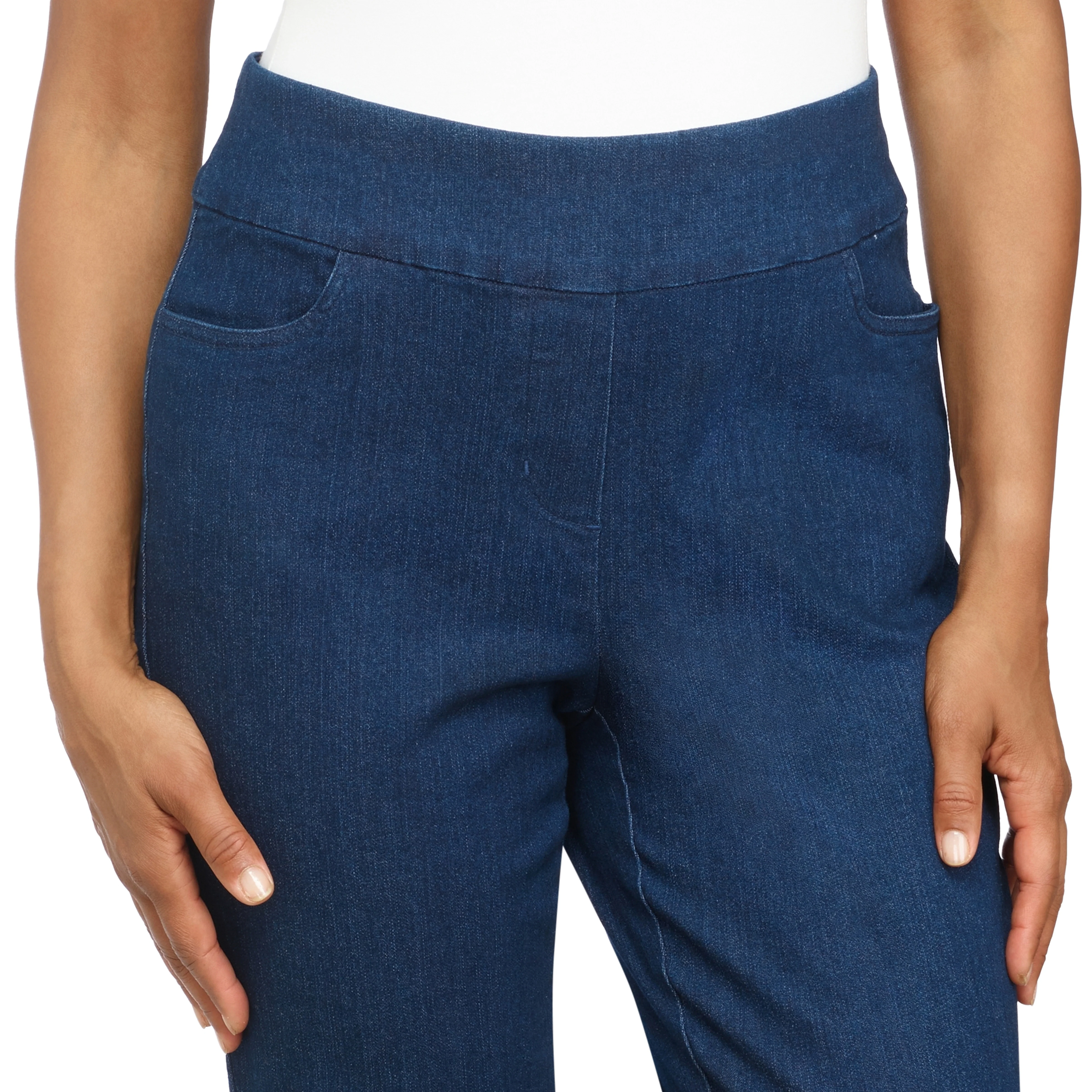 Alfred Dunner Women's Super Stretch Mid- Rise Average Length Pant - Image 5