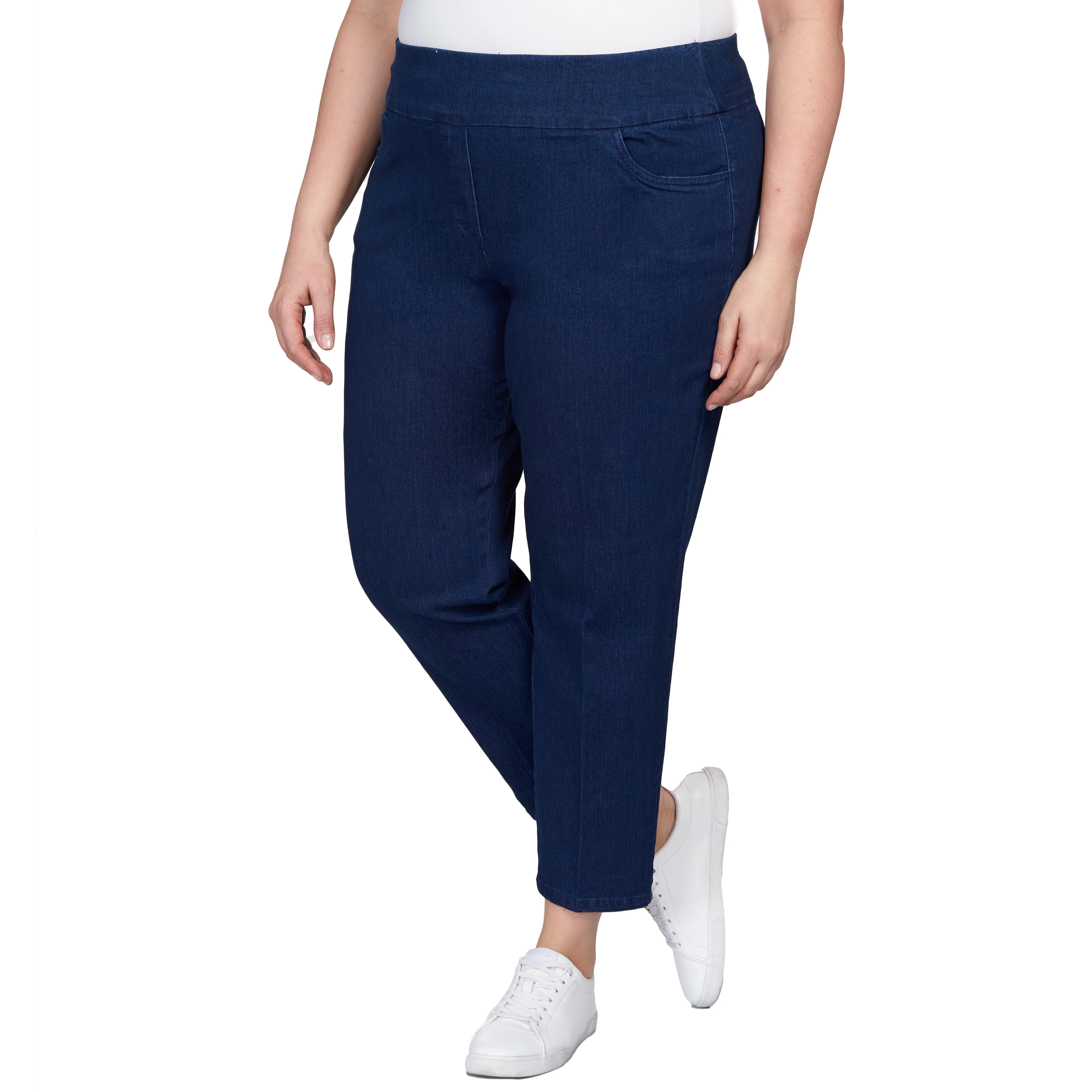 Alfred Dunner Women's Super Stretch Mid- Rise Average Length Pant - Plus - Image 3