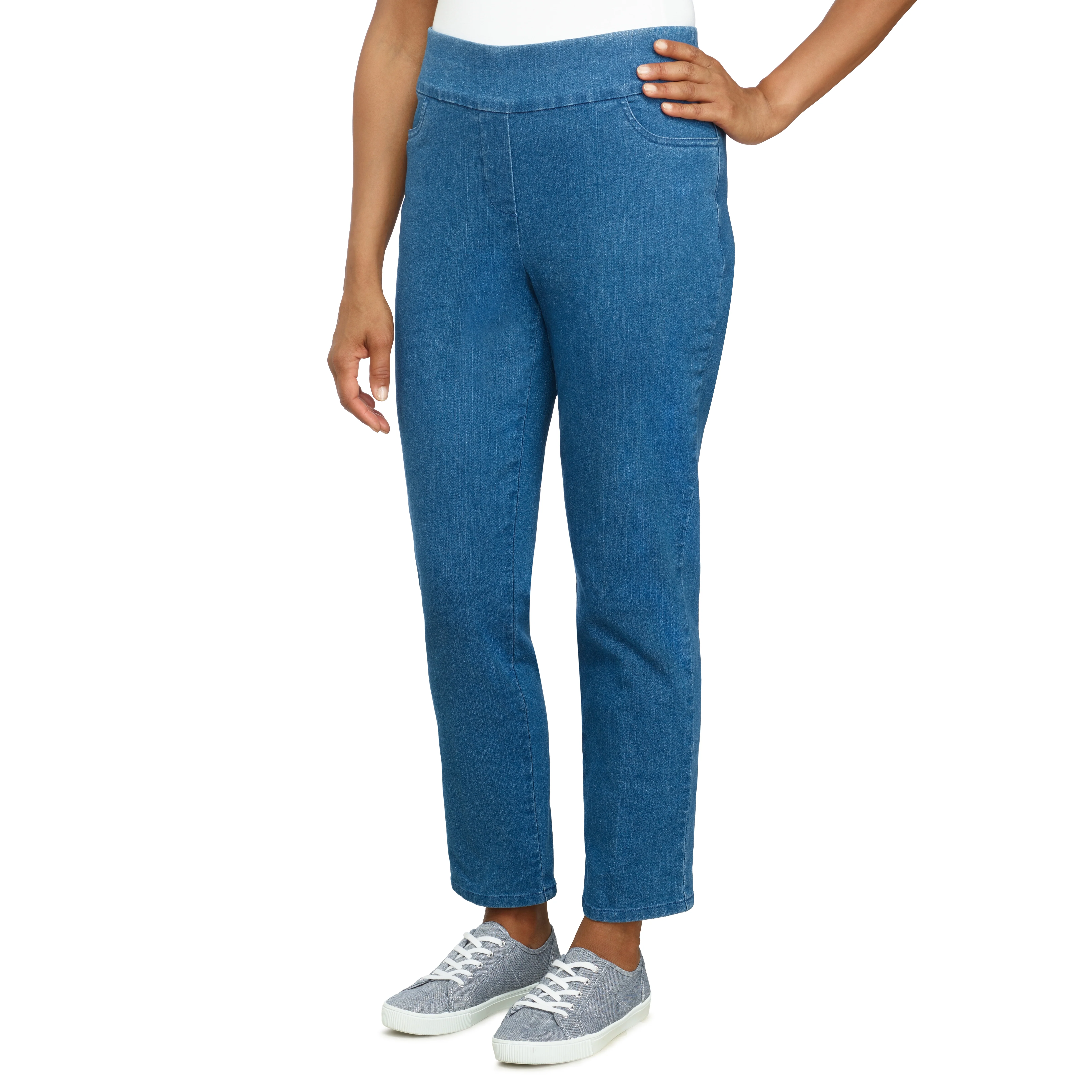 Alfred Dunner Women's Super Stretch Mid- Rise Short Length Pant - Image 15