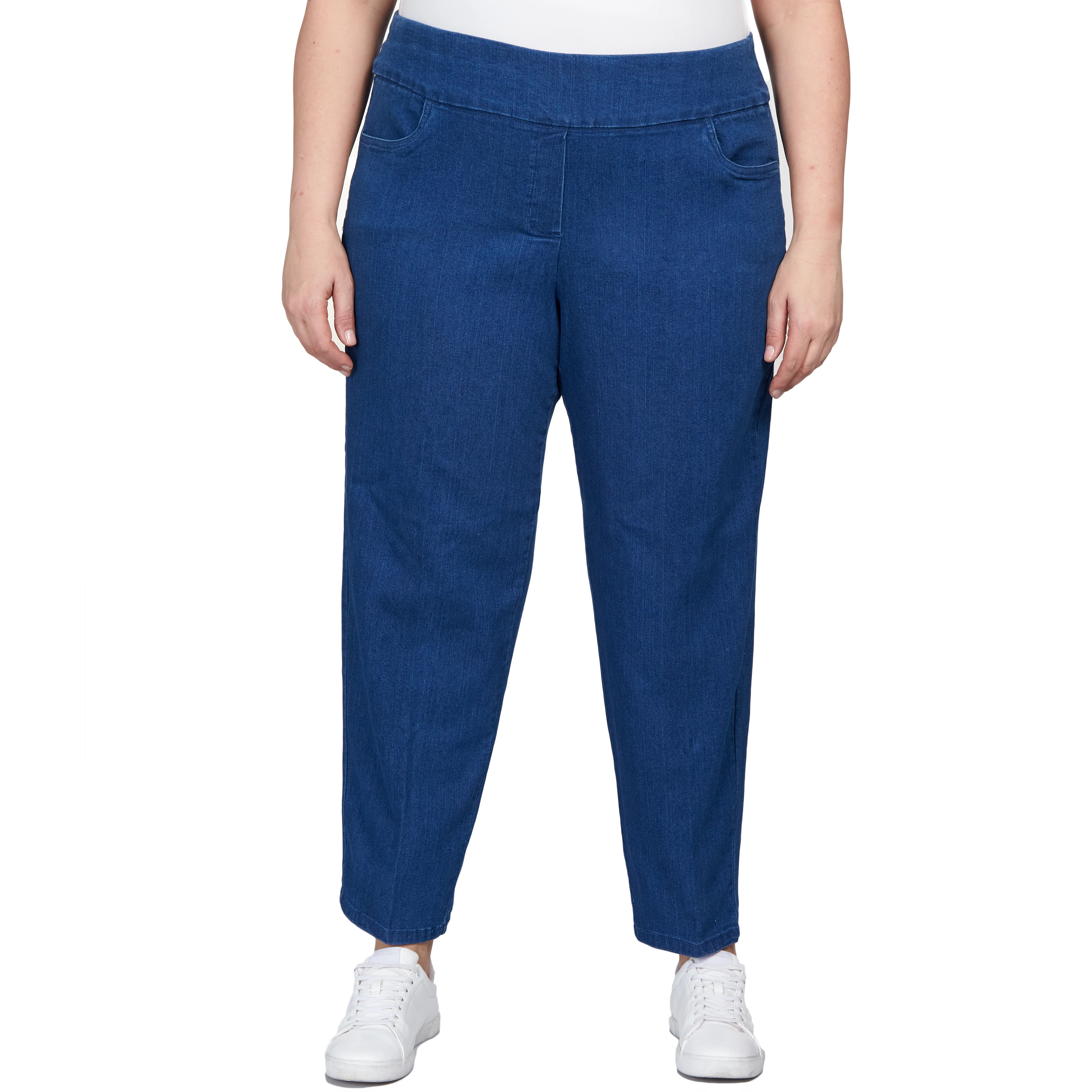 Alfred Dunner Women's Super Stretch Mid- Rise Short Length Pant - Plus - Image 13