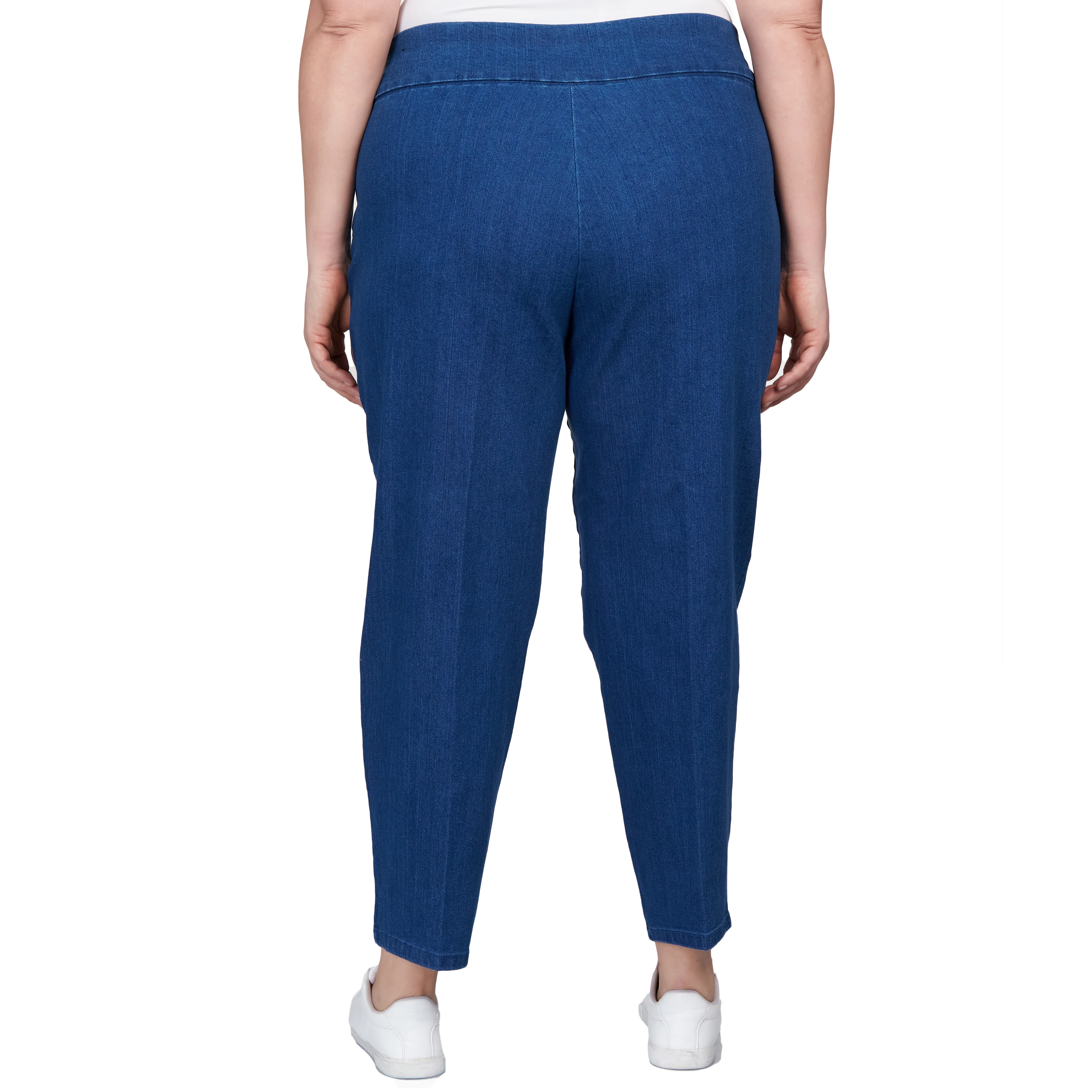 Alfred Dunner Women's Super Stretch Mid- Rise Short Length Pant - Plus - Image 14