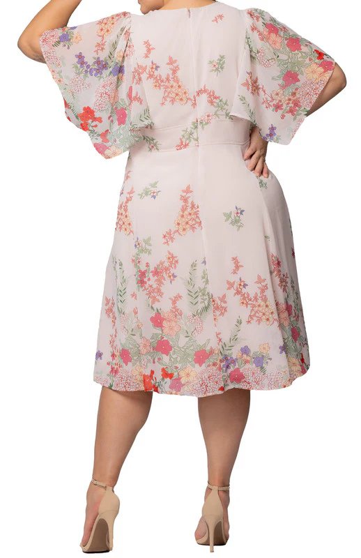 Breezy Border Print Cocktail Dress - Plus - Image 2