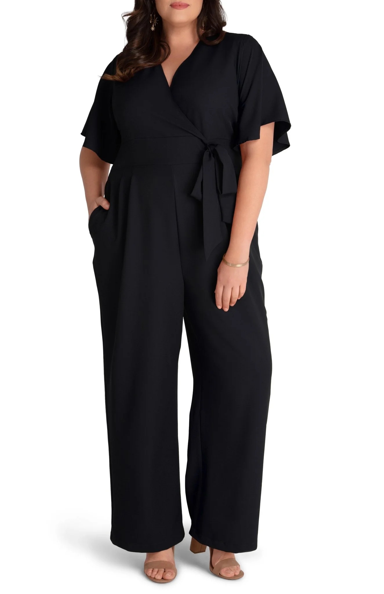 Charisma Crepe Jumpsuit - Plus - Image 4