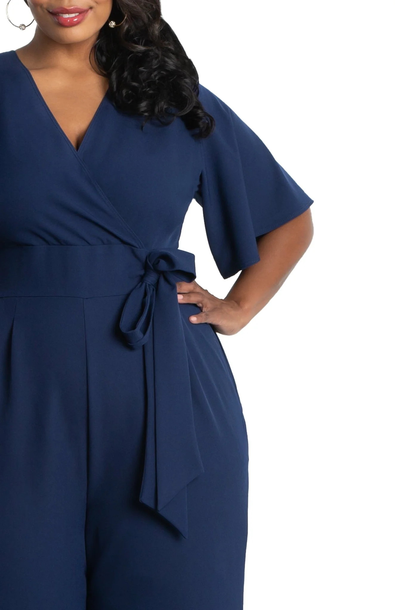 Charisma Crepe Jumpsuit - Plus - Image 7
